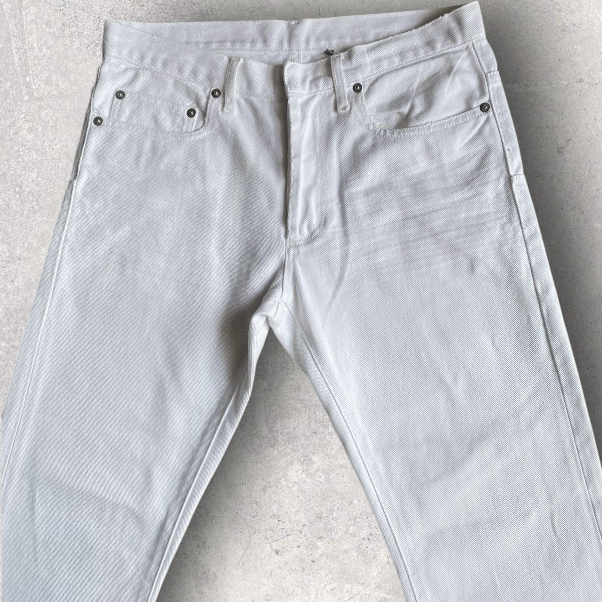 Dior SS05 White Whiskered Denim Size US 28 / EU 44 - 3 Thumbnail