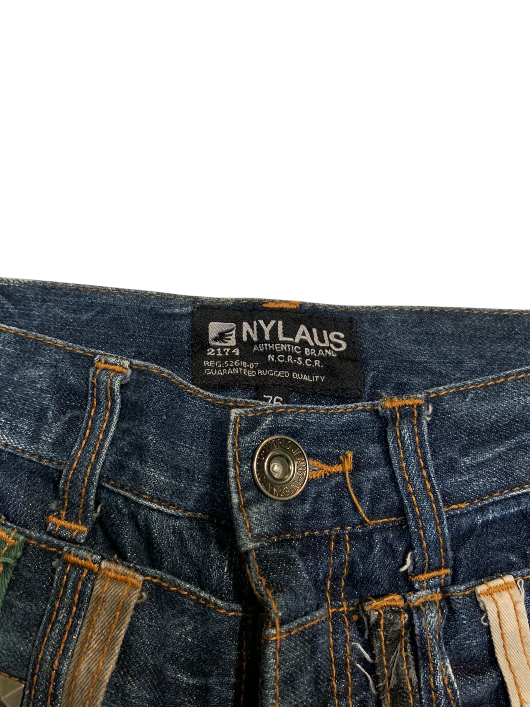 PPFM CLAWNMARK💥NYALUS DOUBLE WAIST RUSTY DISTRESSED DENIM Size US 29 - 12 Thumbnail
