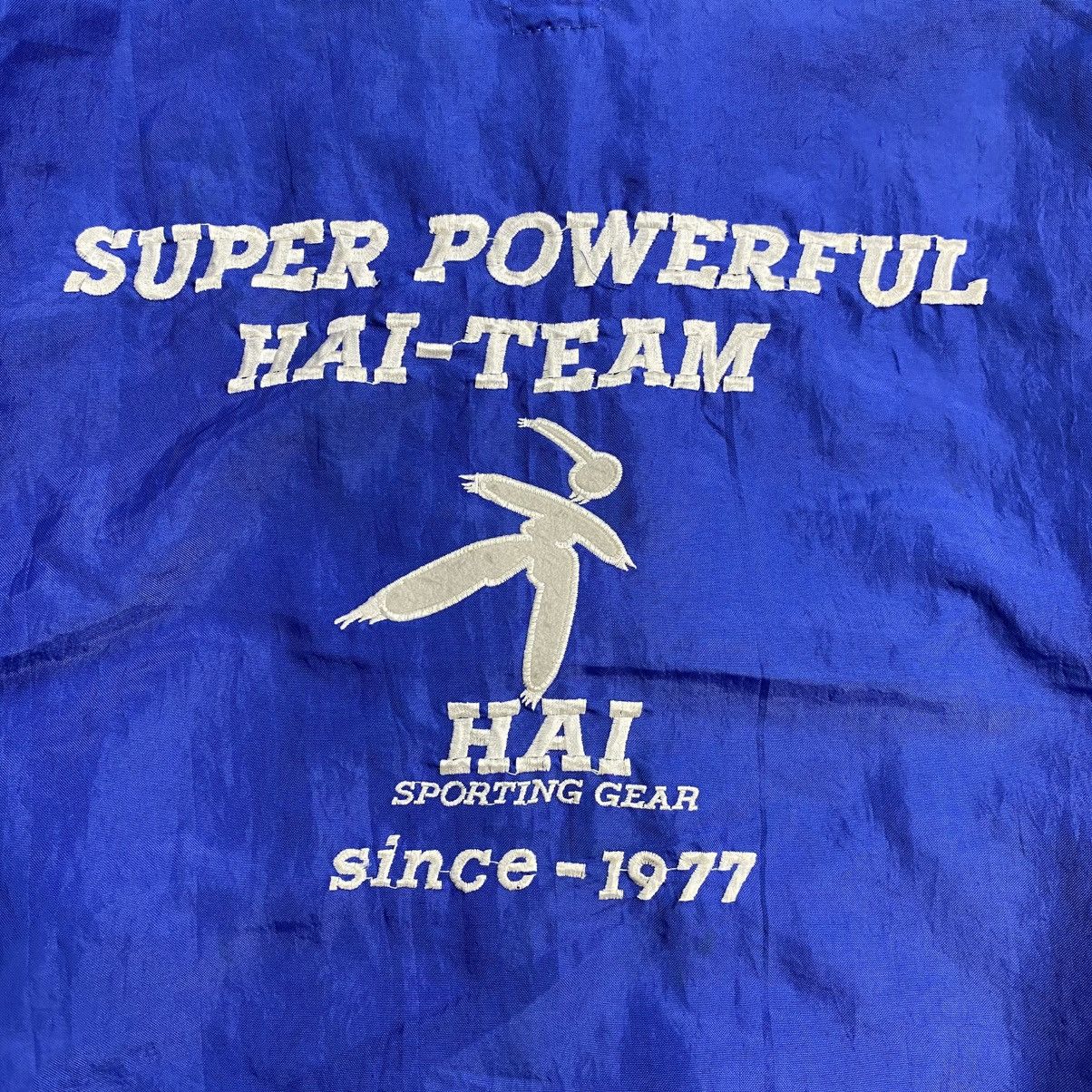 Hai Sporting Gear × Issey Miyake Vintage 90s Hai sporting gear big logo embroidery jacket Size US L / EU 52-54 / 3 - 5 Thumbnail