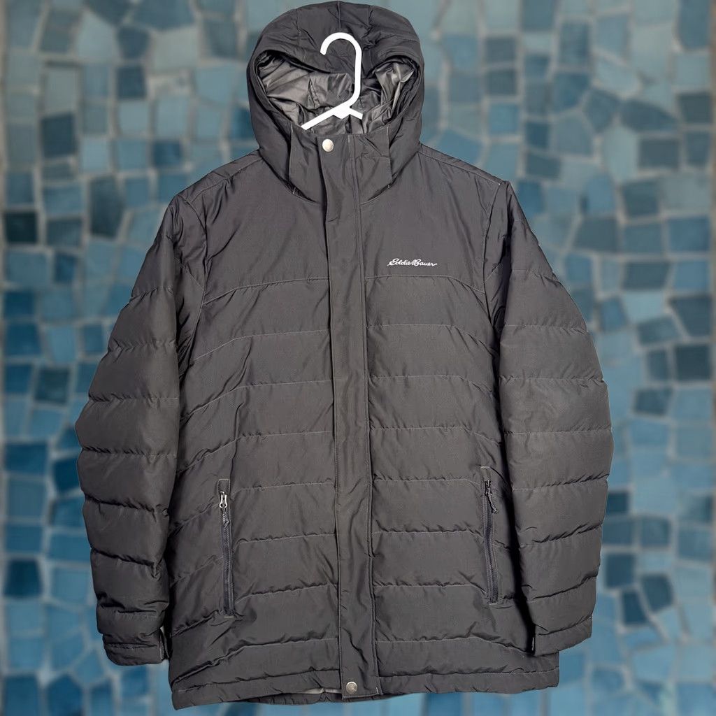 Eddie Bauer Eddie Bauer Parka Mens L Down Jacket Wide Channel Hooded Quilted Puffer EB650 Size US L / EU 52-54 / 3 - 1 Thumbnail