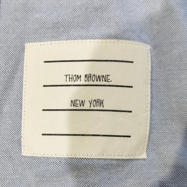 Thom Browne Thom Browne Blue shirt Size US XS / EU 42 / 0 - 3 Thumbnail