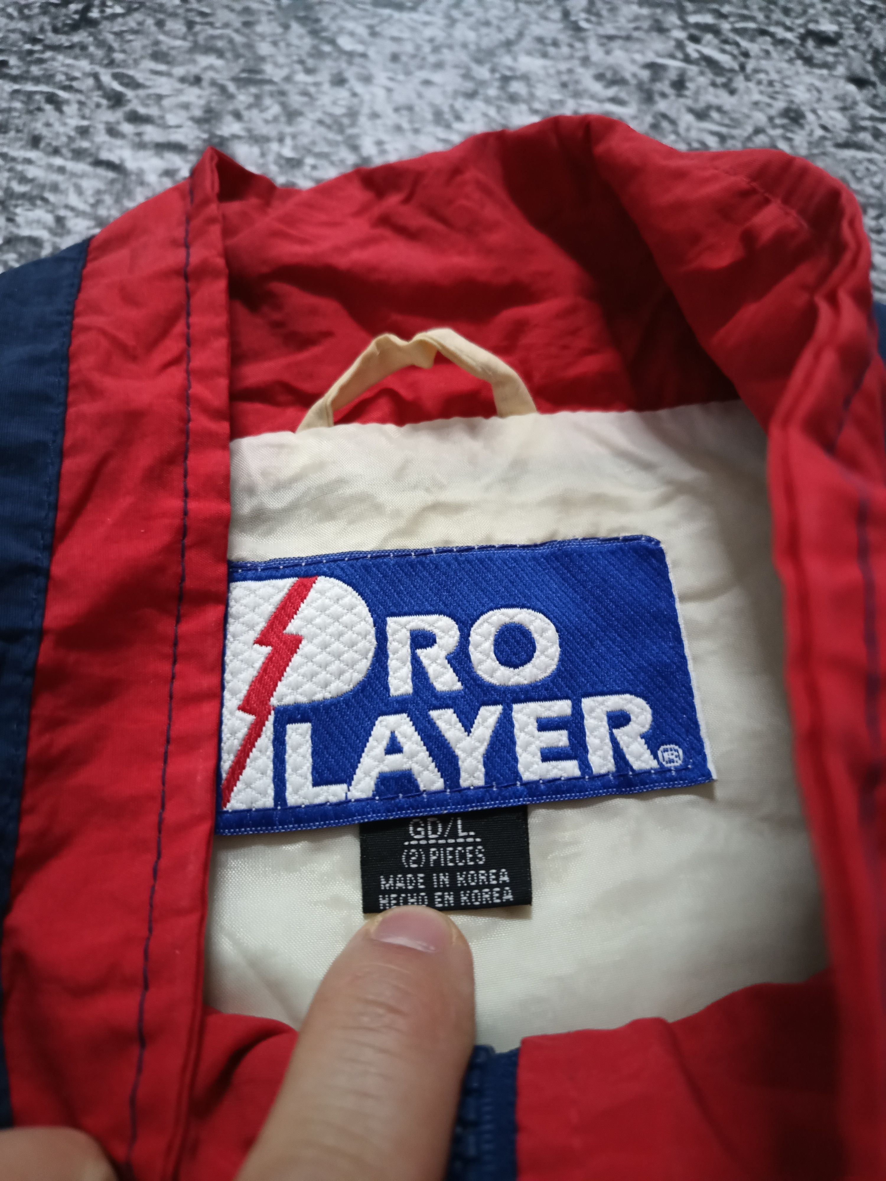 Pro Player × USA Olympics × Vintage Vintage 90s USA basketball windbreaker Size US L / EU 52-54 / 3 - 7 Thumbnail