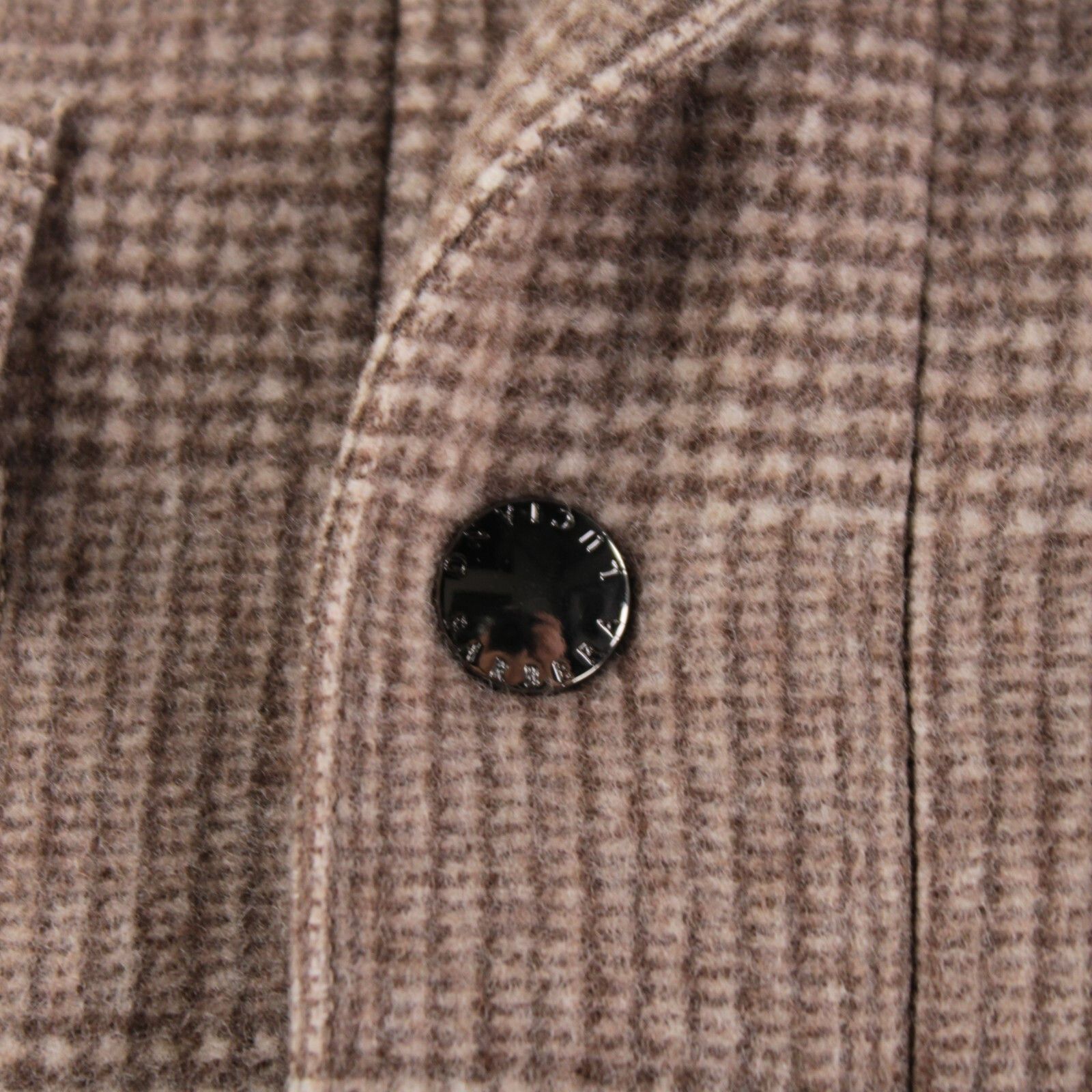 Luciano Barbera Luciano Barbera Overshirt Size M US In Beige Wool Size US M / EU 48-50 / 2 - 2 Thumbnail