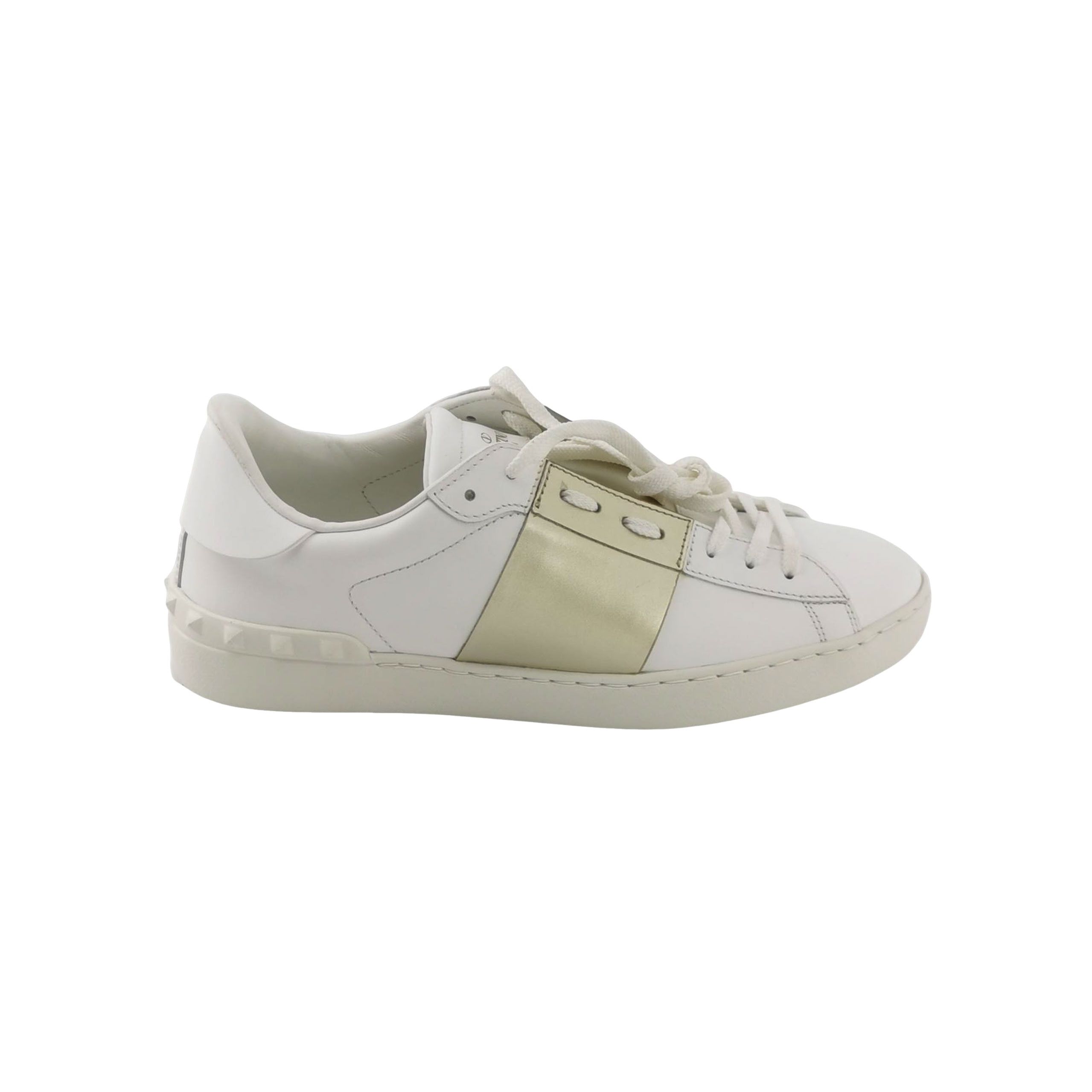 Valentino Valentino Open Rockstud Low-Top Sneakers 41.5 Size US 8 / EU 41 - 1 Thumbnail