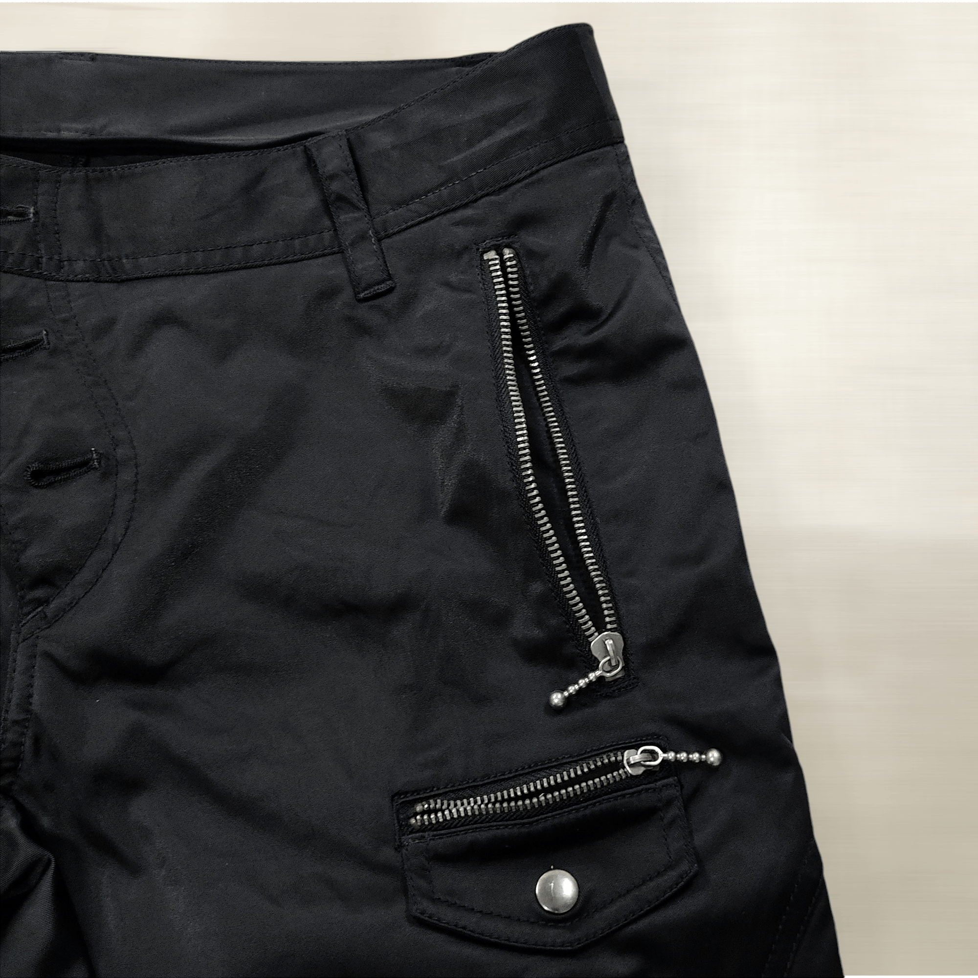 Beauty Beast HAMNETT Punk Gothic Bondage Skinny Pants Size US 30 / EU 46 - 6 Thumbnail