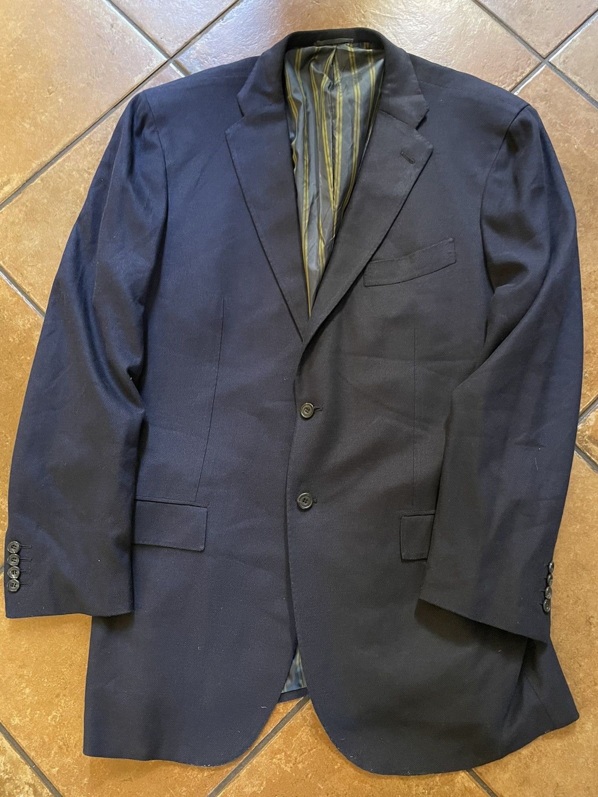 Kiton Soft Textured Silk Jacket Size 46R - 1 Thumbnail