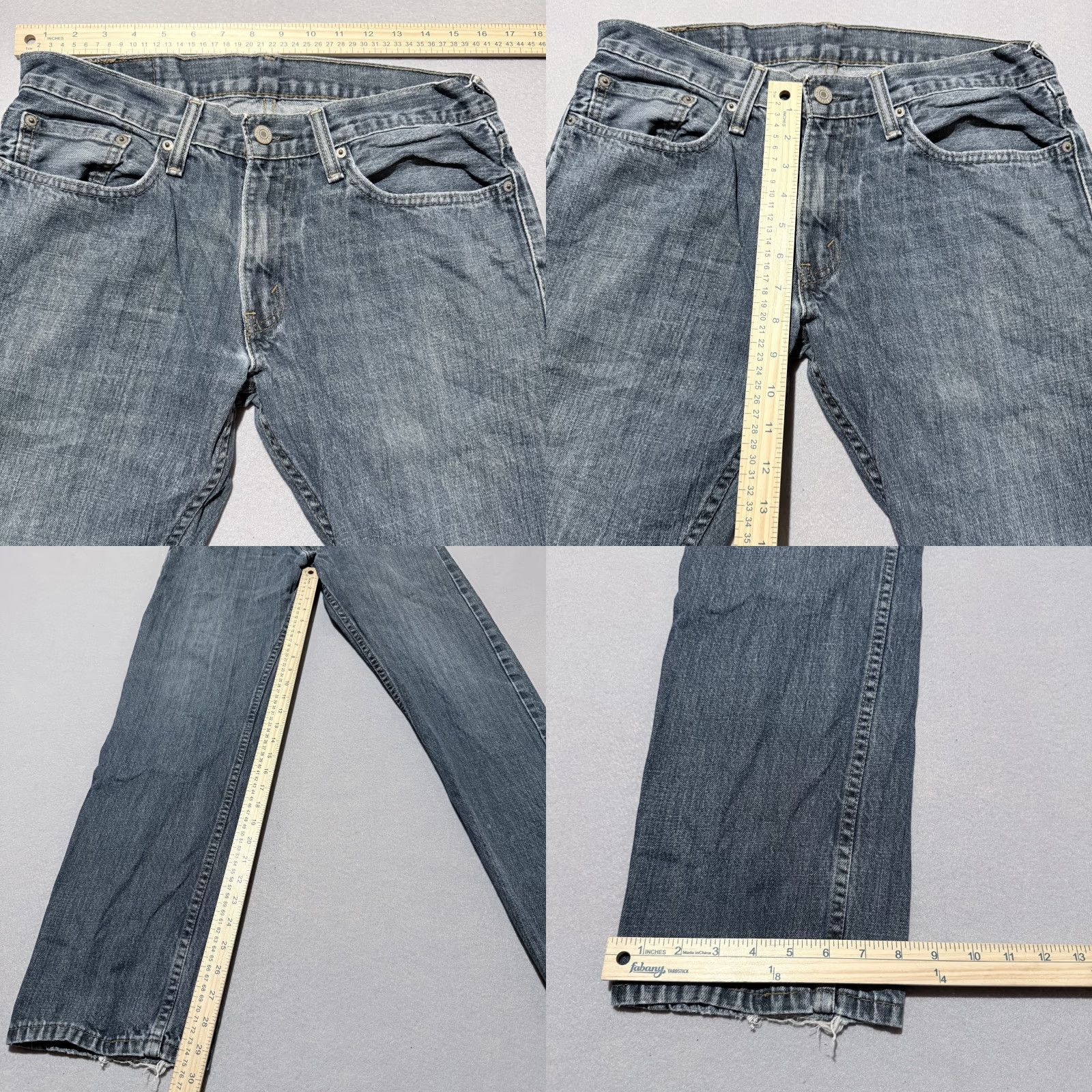 Levi's Levi's 514 Jeans Men Blue Denim Stretch Low Rise Slim Straight 32x32 - 32 Jeans Men Blue Vintage: No Size US 32 / EU 48 - 9 Thumbnail