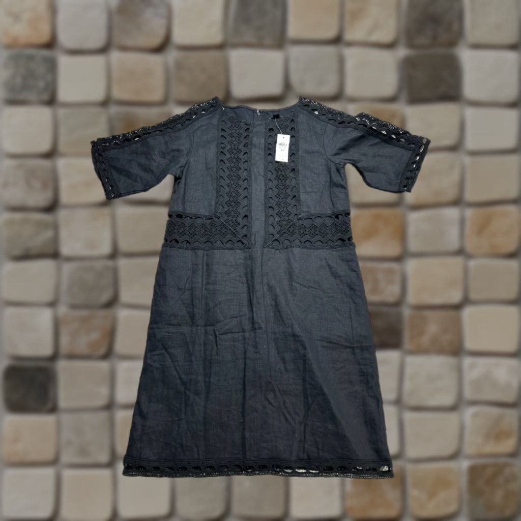 Ann Taylor Ann Taylor Dress Womens Xs Black Lace Blouson New Size XS / US 0-2 / IT 36-38 - 1 Thumbnail