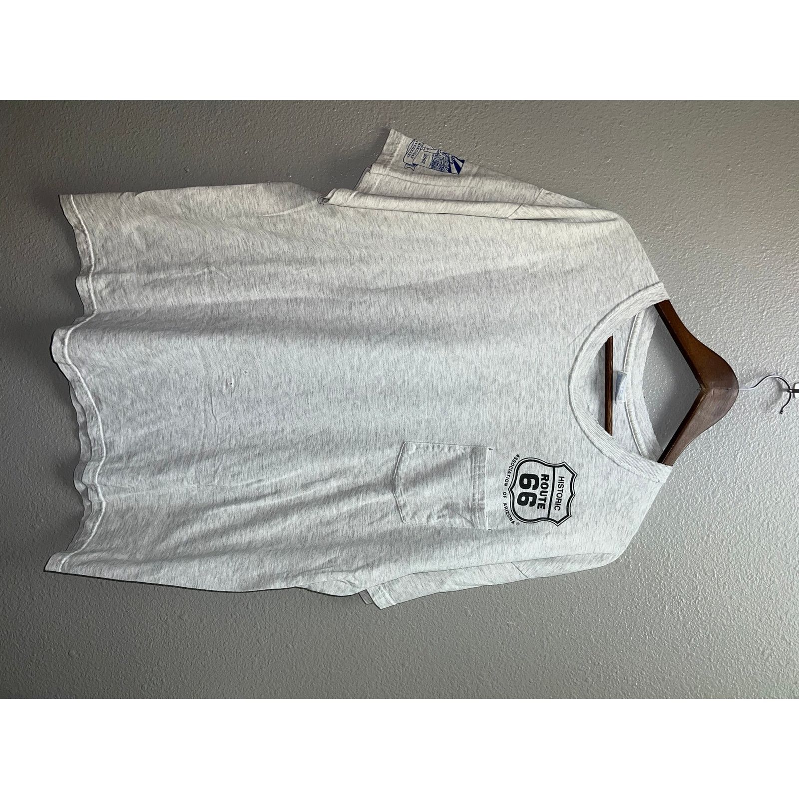 Hanes Vintage Route 66 Shirt 15th Annual Fun Run Arizona Car Tee Size US XL / EU 56 / 4 - 2 Thumbnail