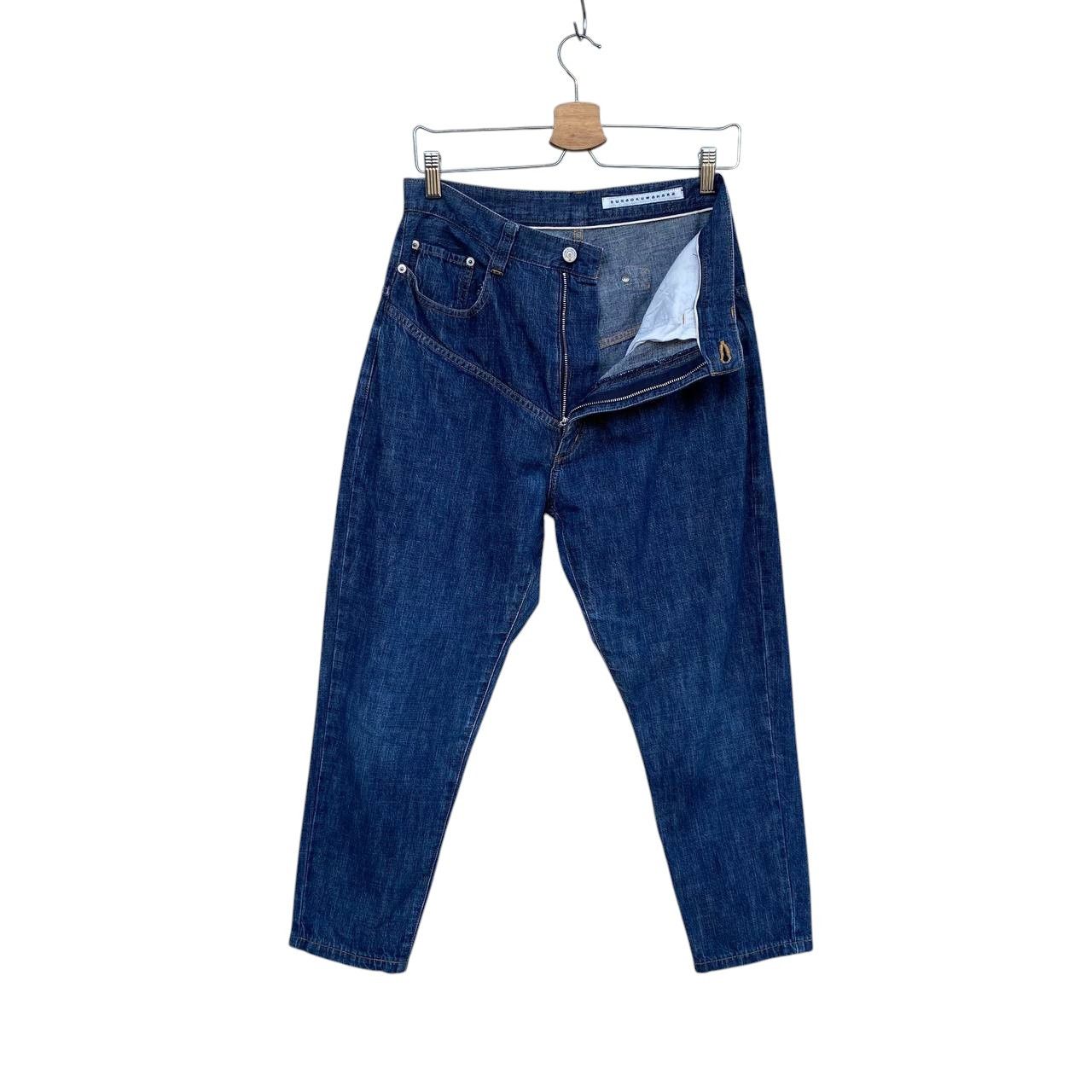 Issey Miyake SUNAOKUWAHARA JAPAN SHORT ANKLE CUT DENIM Size US 30 / EU 46 - 6 Thumbnail