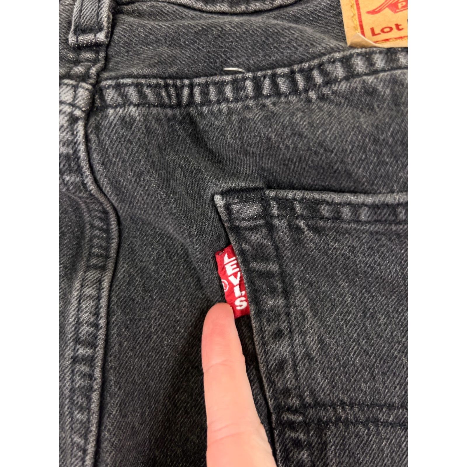 Levi's Levis Jeans Men 34 Black Denim 512 Slim Tapered 5-Pocket Pocket Cotton 34x32 Vintage No Size US 34 / EU 50 - 5 Thumbnail