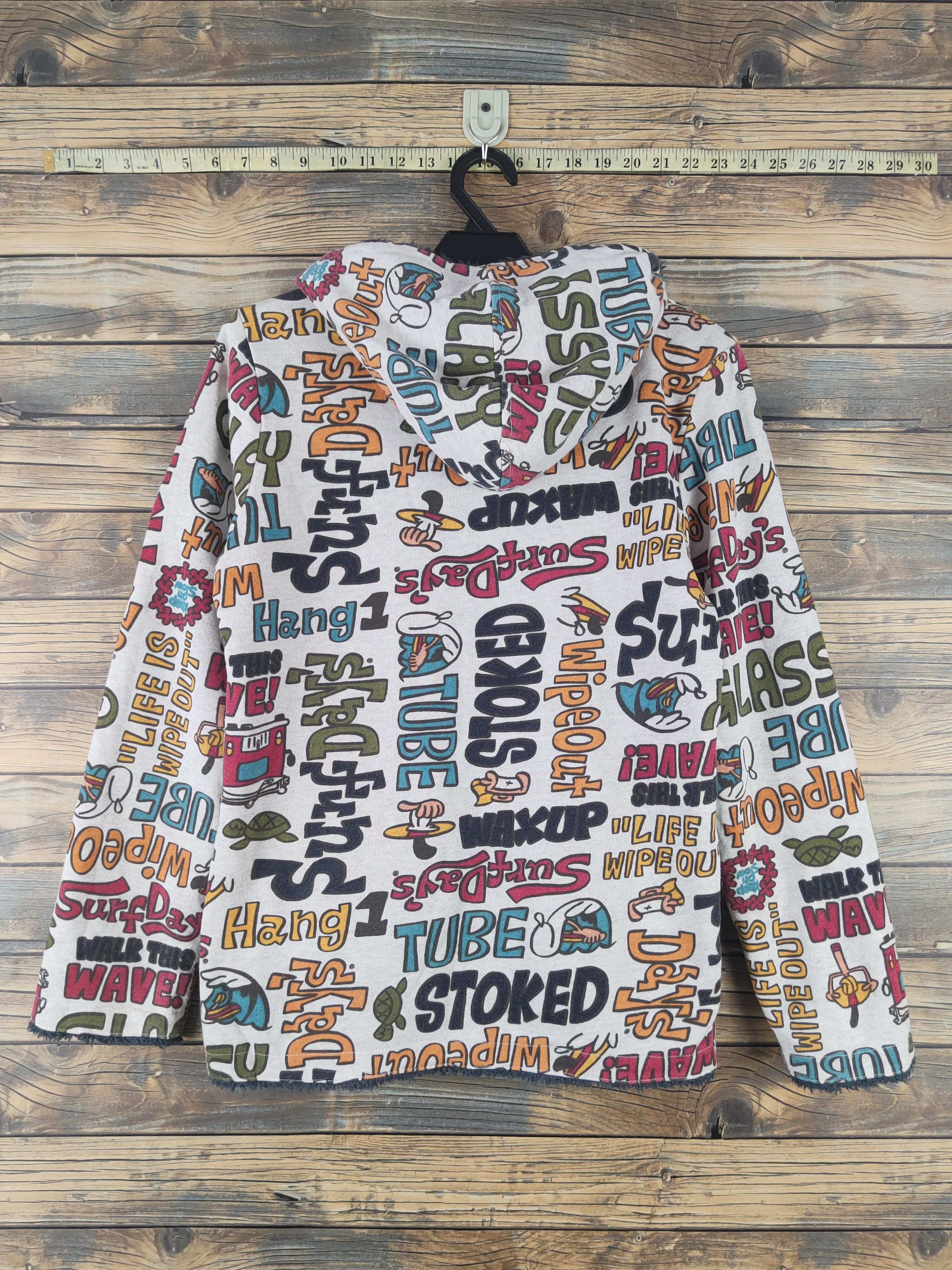 Japanese Brand × Vintage DL Japan Full print reversible Mix Hoodie Sweaters #782 Size S / US 4 / IT 40 - 7 Thumbnail