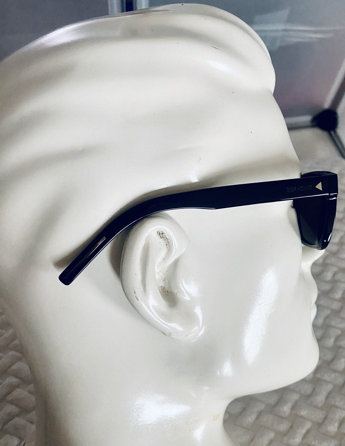 Dior Dior 🇮🇹 Homme black tie 104S Noir square sunglasses NEW Size ONE SIZE - 9 Thumbnail
