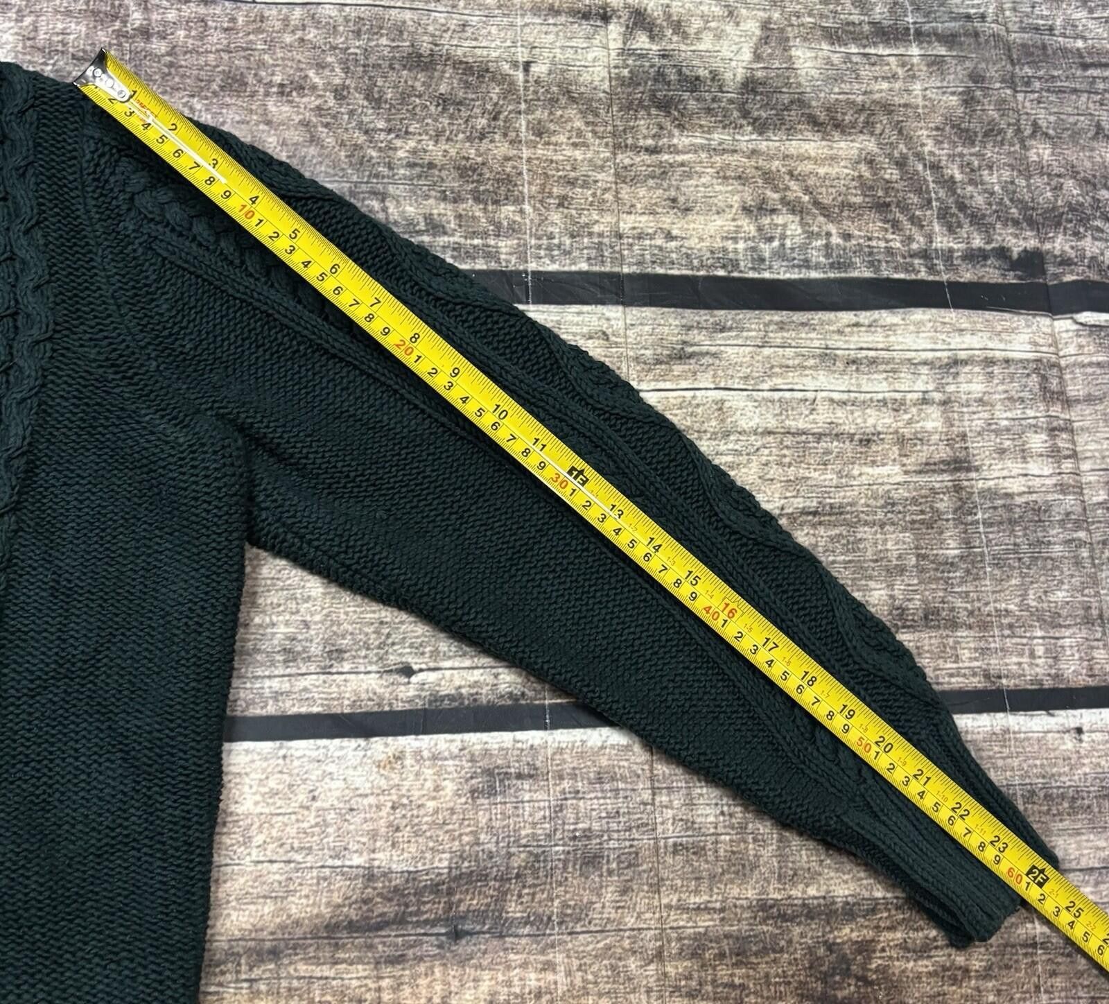 Eddie Bauer VTG Eddie Bauer Sweater Womens 2XL Fisherman Knit Turtleneck Size XXL / US 16-18 / IT 52-54 - 11 Thumbnail