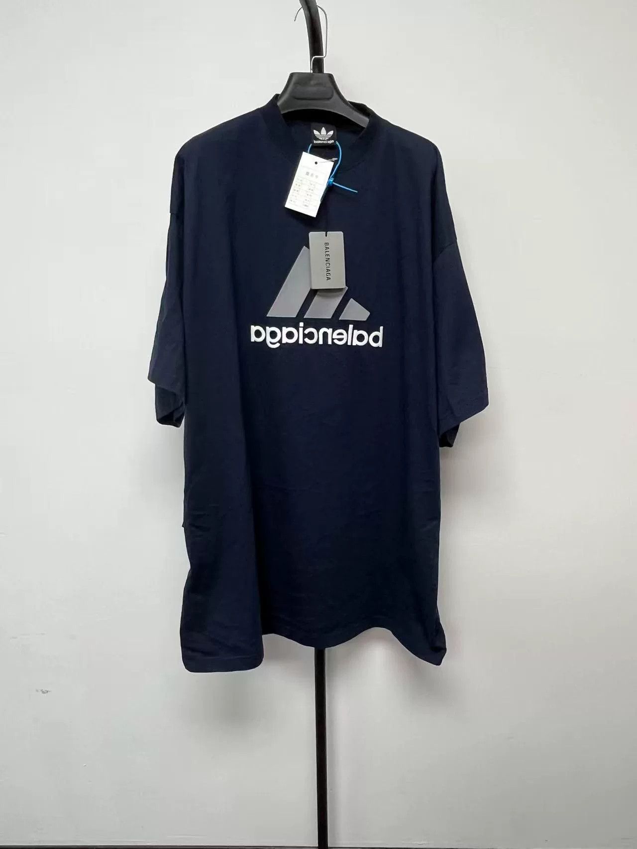 Balenciaga Balenciaga x adidas Logo Print T-Shirt Size US S / EU 44-46 / 1 - 1 Thumbnail