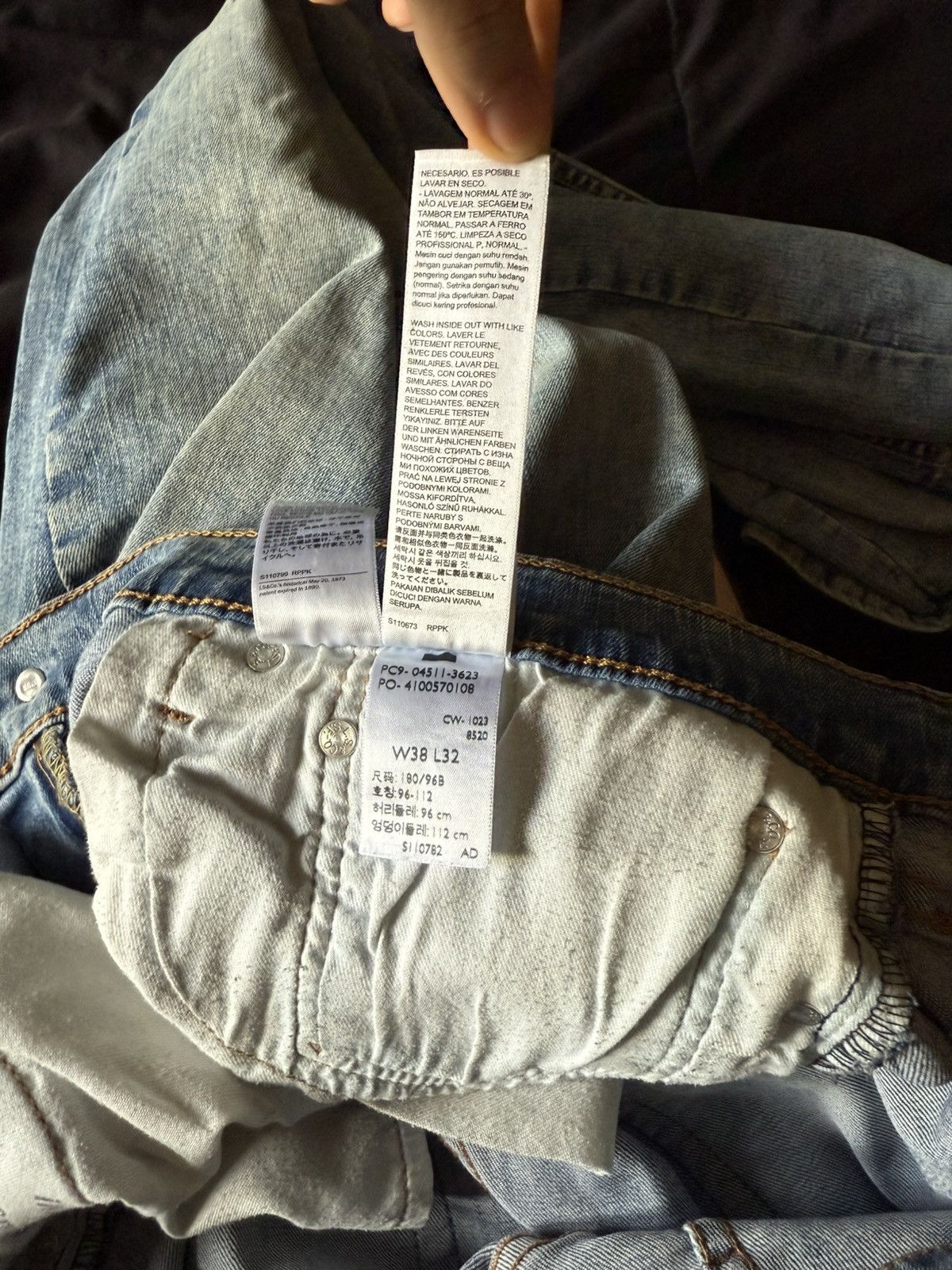 Levi's 511 denim jeans Size US 38 / EU 54 - 5 Thumbnail