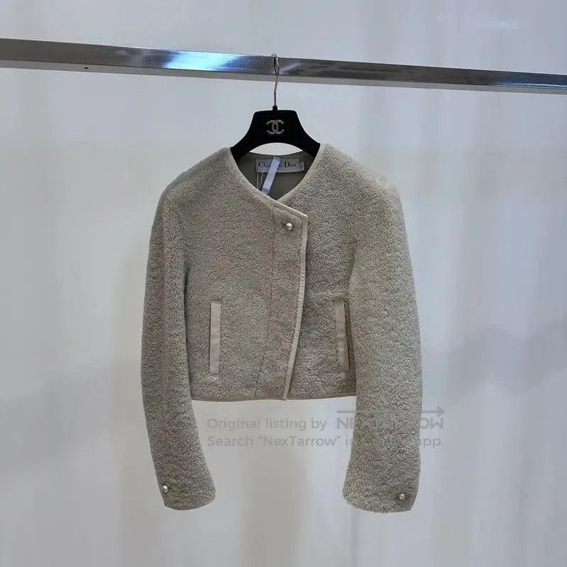 Dior Women's Cream Jacket Size S .