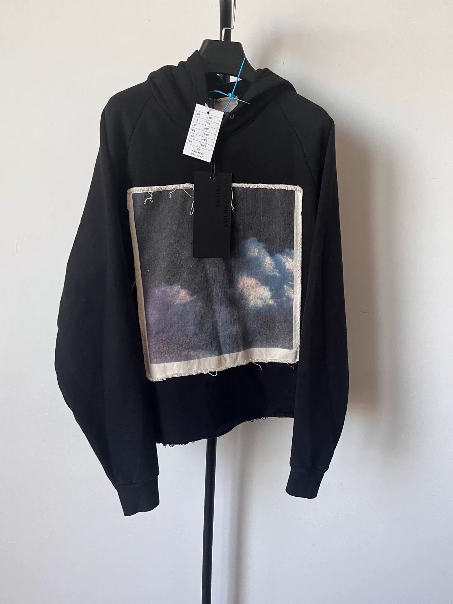 Enfants Riches Deprimes black cy twombly hoodie by enfants riches deprimes Size US L / EU 52-54 / 3 - 1 Thumbnail