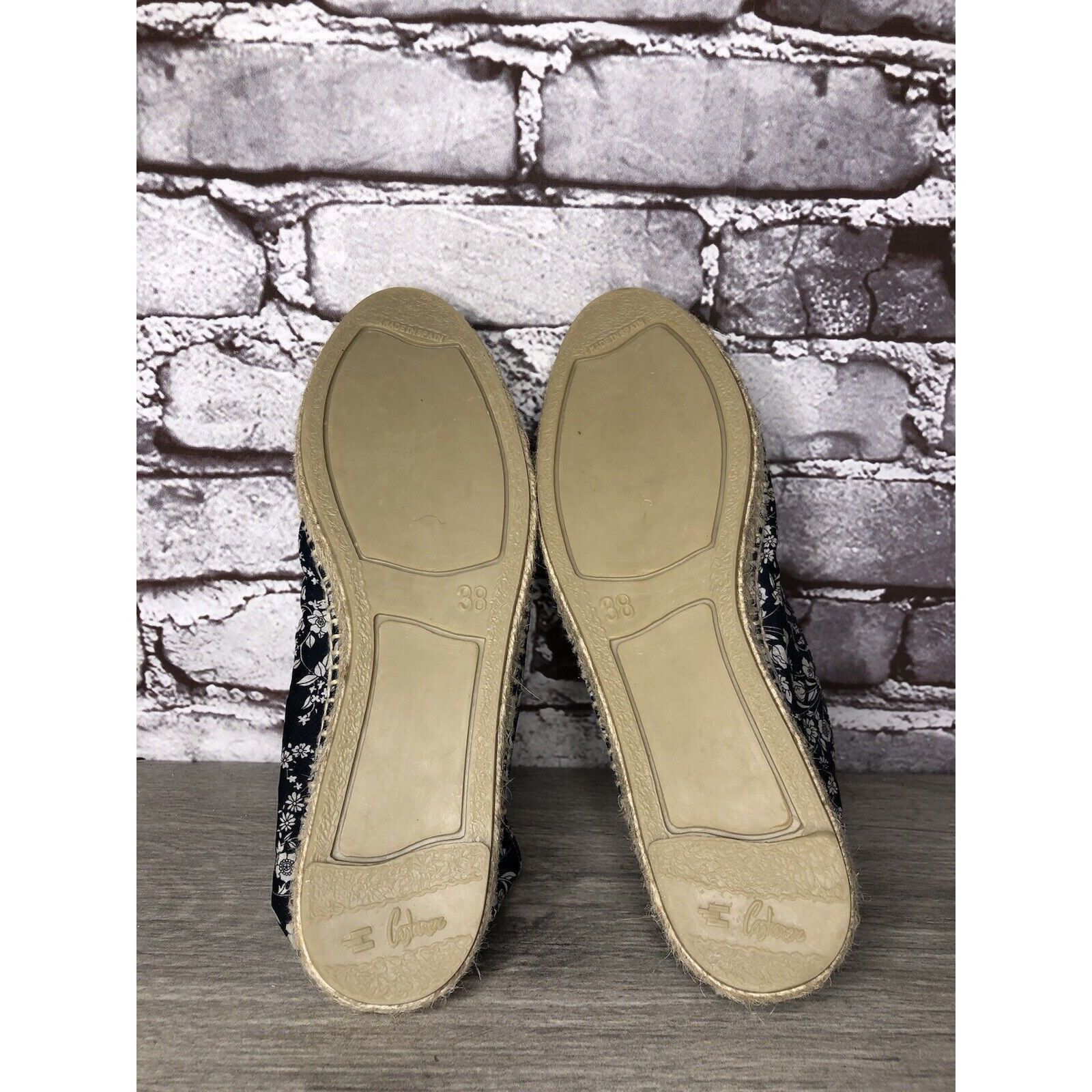 Castaner Castaner Espadrilles Blue Floral Canvas Fabric Slip On Flats Size US 7.5 / IT 37.5 - 15 Thumbnail