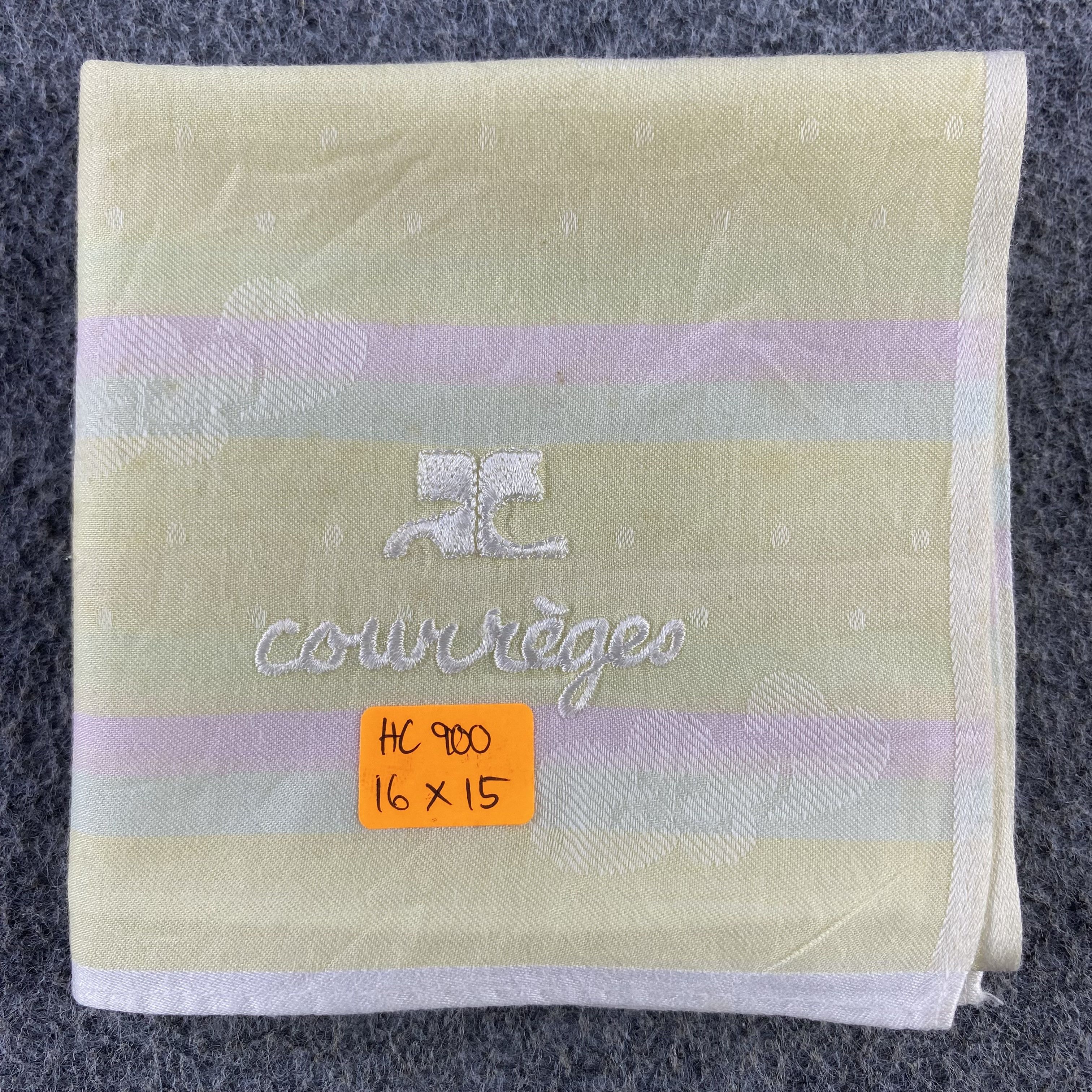 Courreges Courreges Handkerchief/Neckerchief/Bandana HC900 Size ONE SIZE - 5 Thumbnail