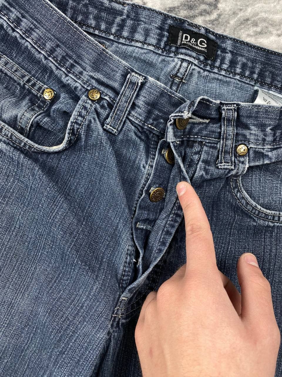 Dolce & Gabbana Dolce & Gabbana Denim Shorts Big Logo Size US 30 / EU 46 - 10 Thumbnail
