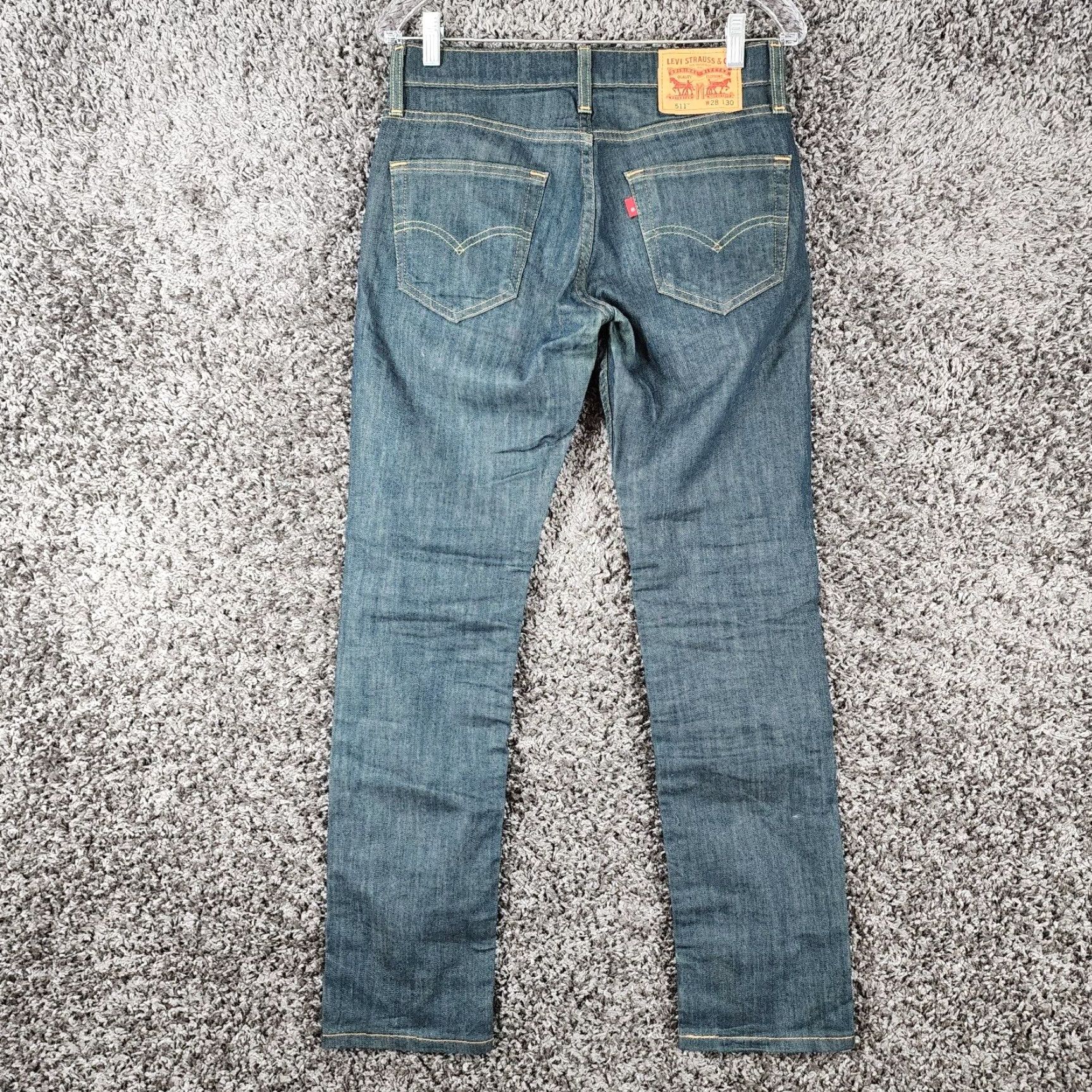 Levi's VINTAGE? No. Use: Levi's 511 Jeans Straight Men 30x30 Blue 30 Inseam Mens - Levi's 511 Straight Leg Jeans, Size 30, Blue, Men Size US 30 / EU 46 - 5 Thumbnail