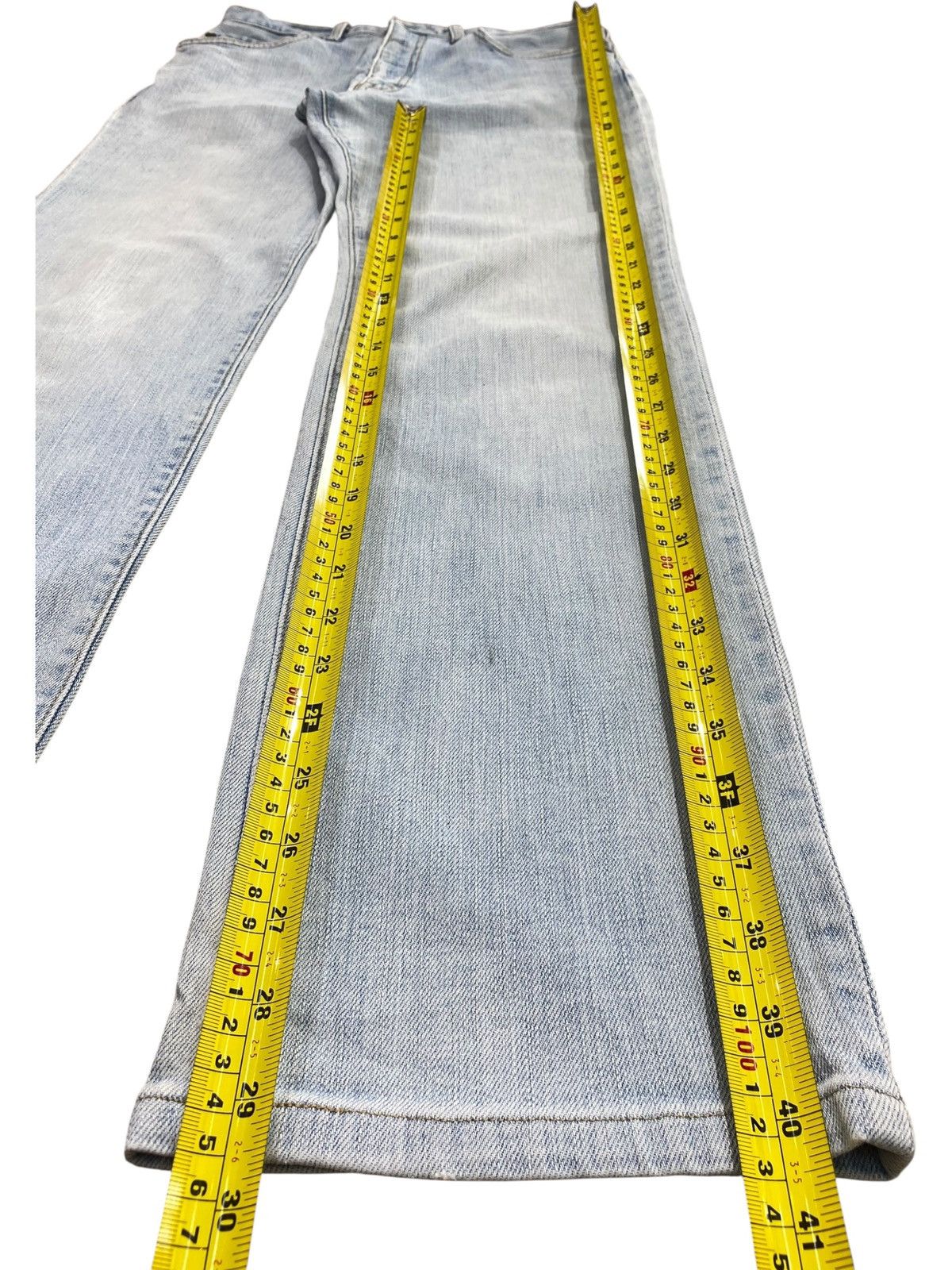 Big John Big John Faded Blue Wash Style Jeans Size US 28 / EU 44 - 11 Thumbnail