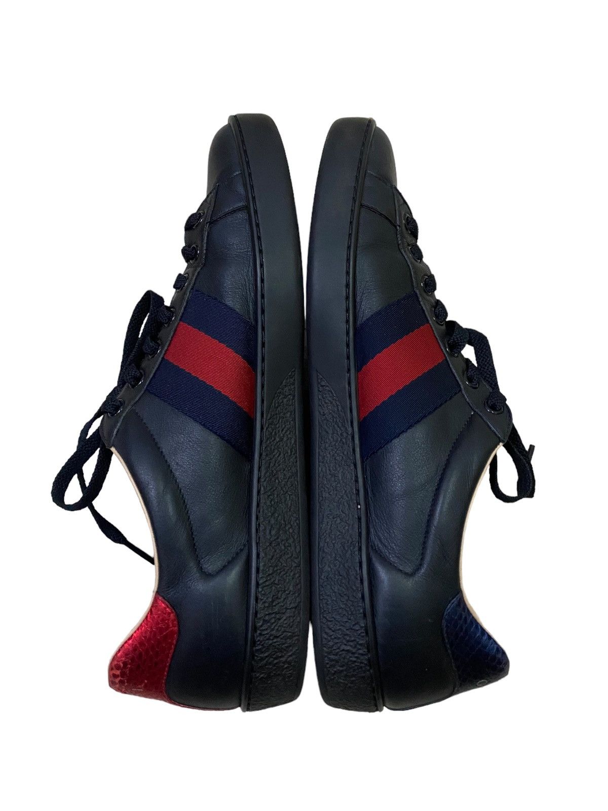 Gucci Gucci Ace Black Sneaker Size US 8 / EU 41 - 7 Thumbnail