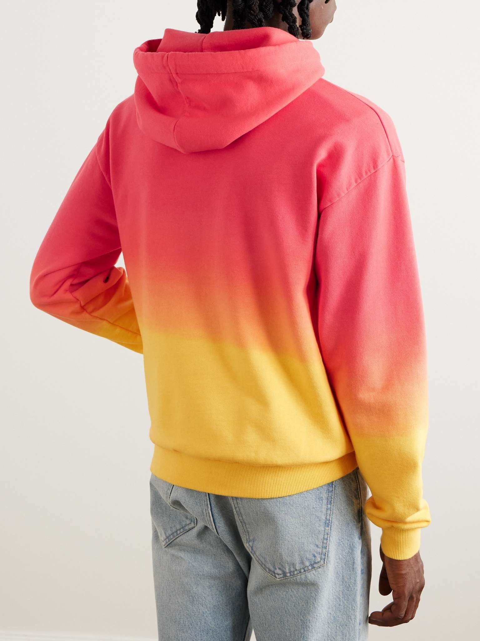 Celine o1bcso1str1025 2Y321658Y Cotton-Jersey Hoodie Sunset/Black Size US L / EU 52-54 / 3 - 3 Thumbnail