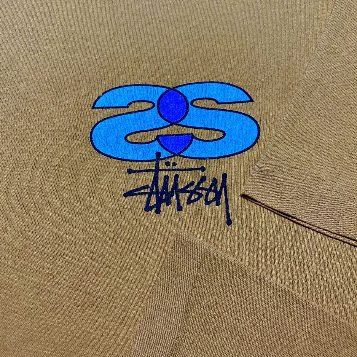 Stussy × Vintage Rare‼️🔥Vintage Stussy Center Logo Single Stitch T-Shirt Size US S / EU 44-46 / 1 - 5 Thumbnail