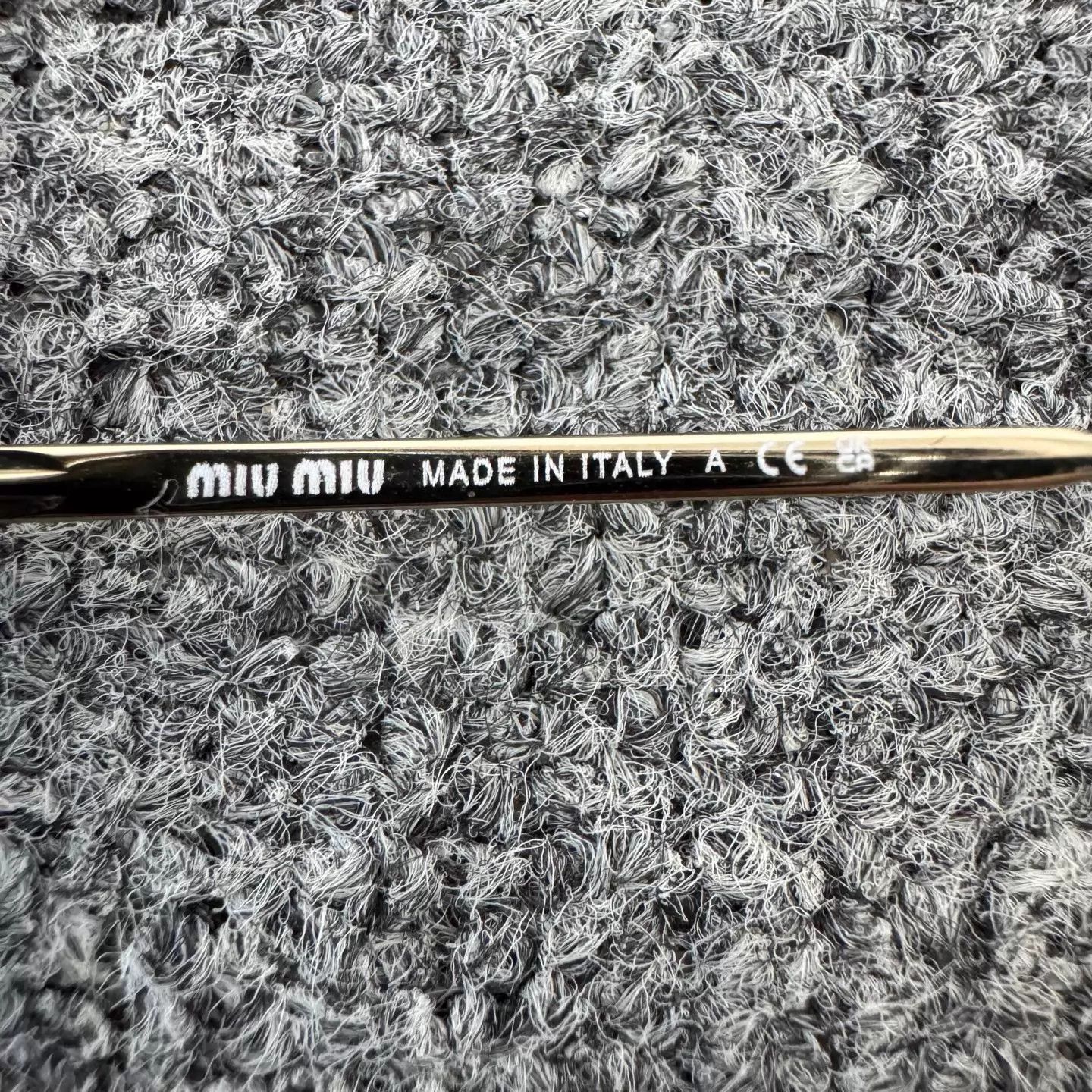 Miu Miu Miu Miu Logo Metal Frame Glasses Size ONE SIZE - 4 Thumbnail
