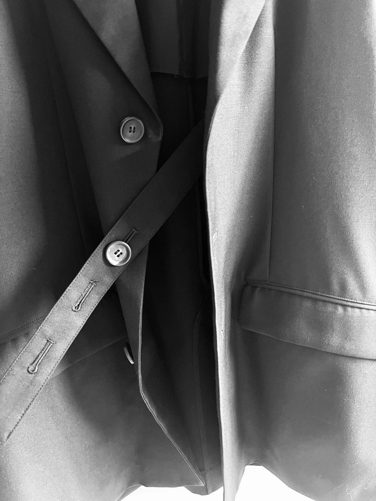 Yohji Yamamoto S'yte Yohji Yamamoto - Oversized Peaked Lapel Jacket Size US L / EU 52-54 / 3 - 6 Thumbnail