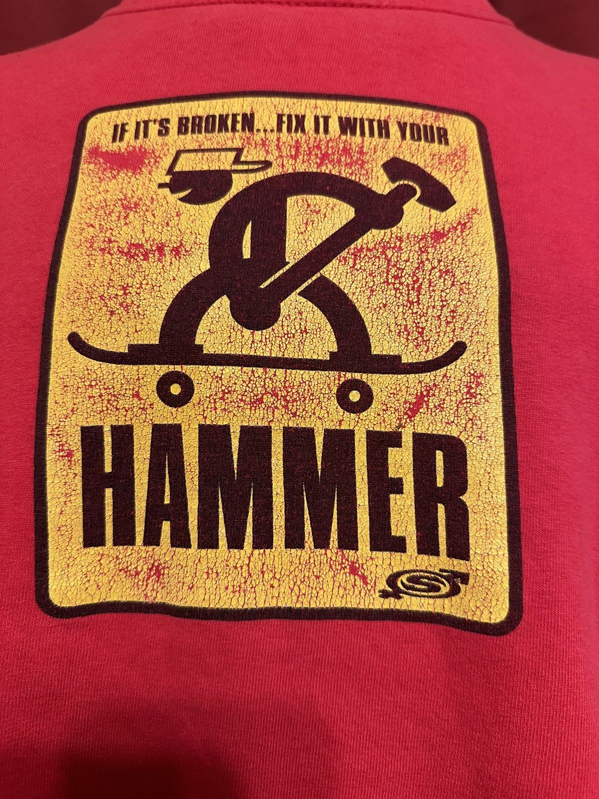 Vintage Vintage Seks Where Skateboard Tshirt Y2K Hammer Grail Size US XL / EU 56 / 4 - 1 Thumbnail