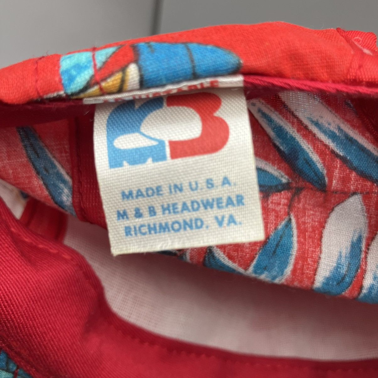 Delta × Vintage Vintage Delta Airlines Red/Floral Snap Back Hat OSFA Size ONE SIZE - 7 Thumbnail