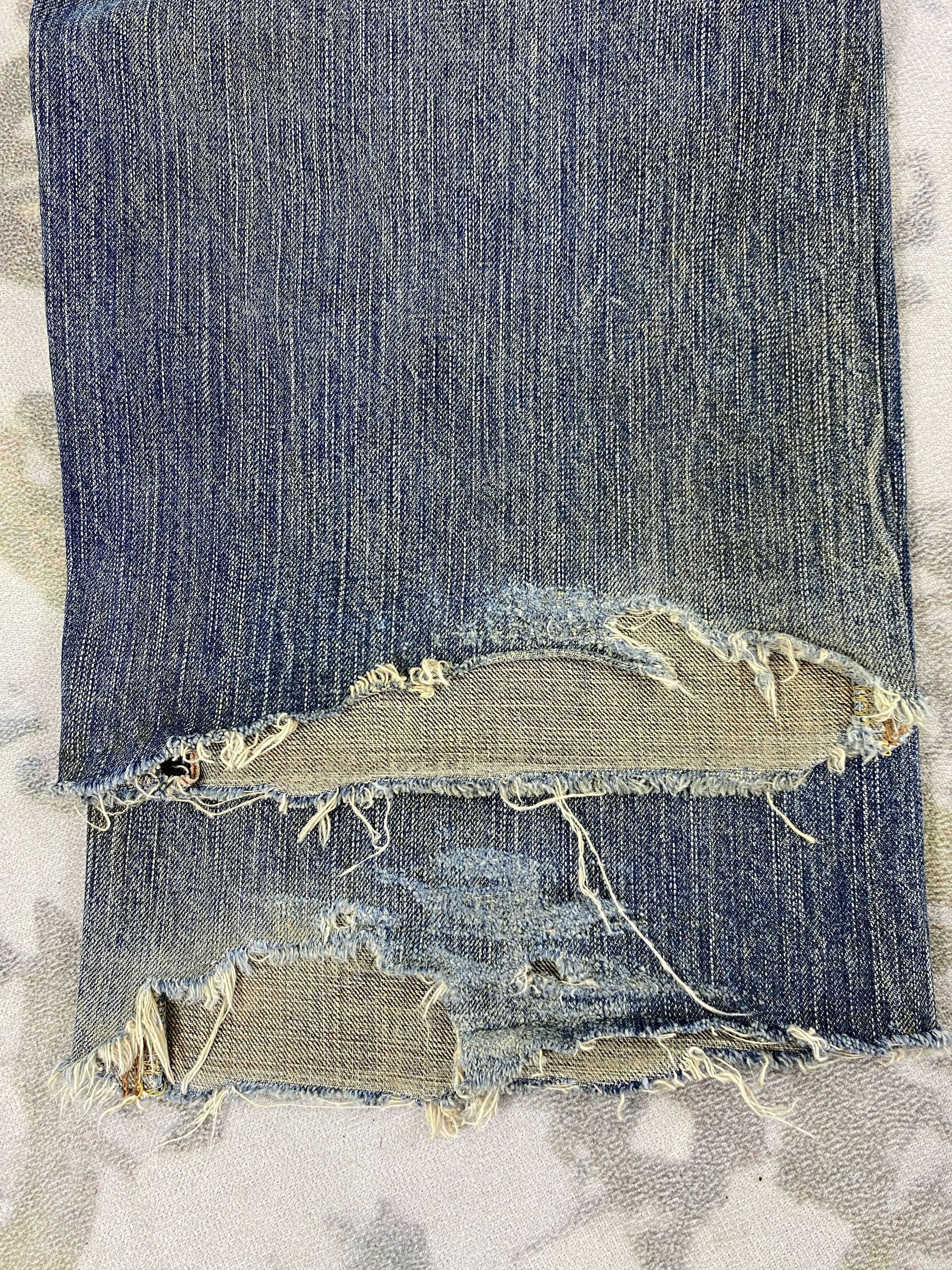 Edwin 33x27 Selvedge Distressed Vintage Edwin Jeans Denim- JN3722 Size US 33 - 12 Thumbnail