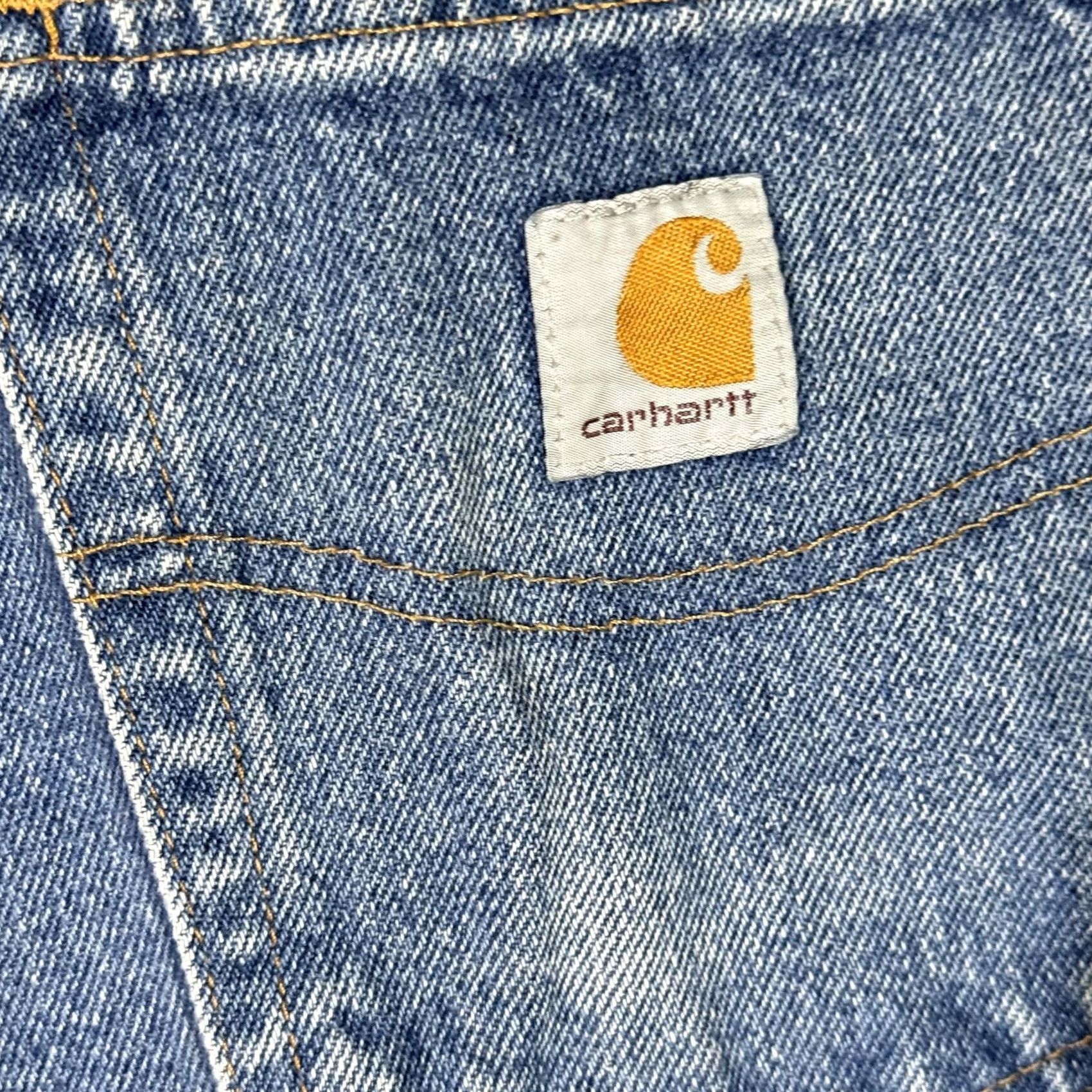 Carhartt VINTAGE Carhartt Jeans Mens 38x28 Blue Relaxed Fit Workwear Denim Pants 38x28 Mens Jeans Blue Carhartt Relaxed Fit Workwear Denim Pants Mens Size US 38 / EU 54 - 3 Thumbnail
