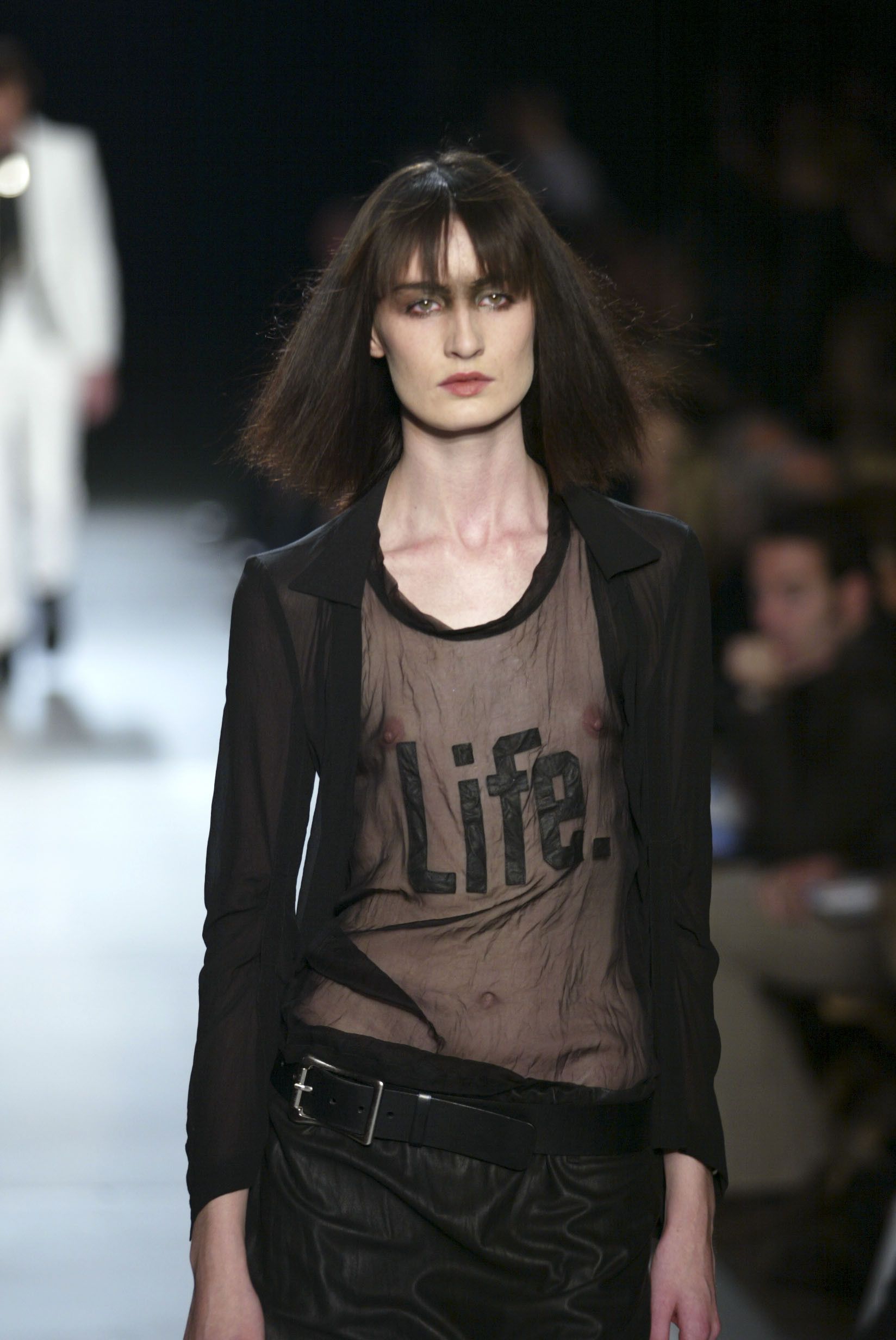 Ann Demeulemeester SS03 Life silk chiffon tank Size US S / EU 44-46 / 1 - 1 Thumbnail