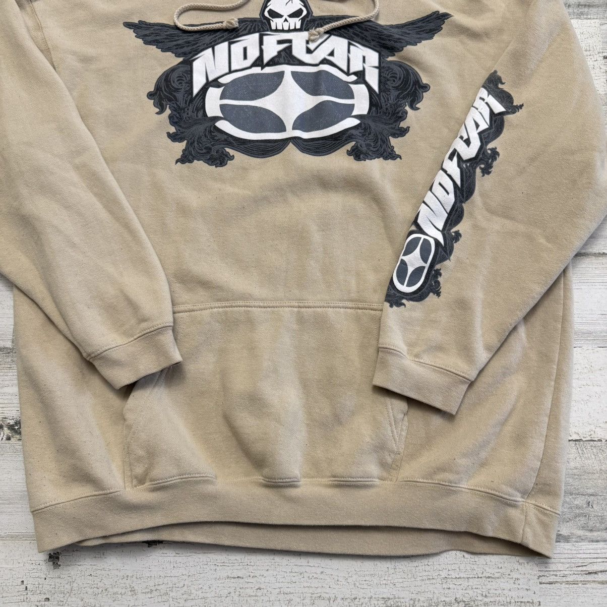 No Fear Vintage Skater Grunge Skull No Fear Spellout Hoodie Size XXL Size US XXL / EU 58 / 5 - 5 Thumbnail