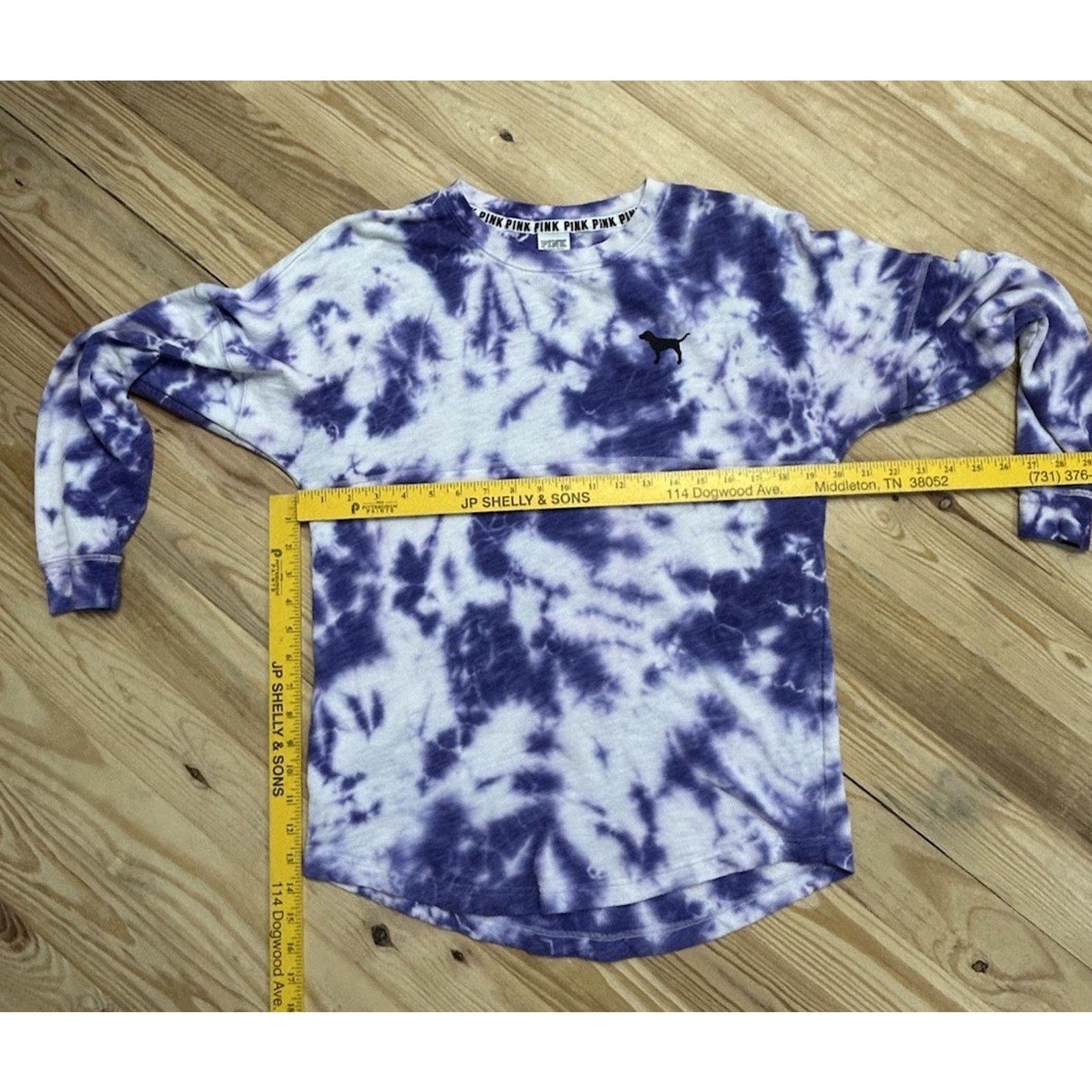 Victoria's Secret Victorias Secret Pink French Terry Tie Dye Varsity Purple XS Size XS / US 0-2 / IT 36-38 - 3 Thumbnail