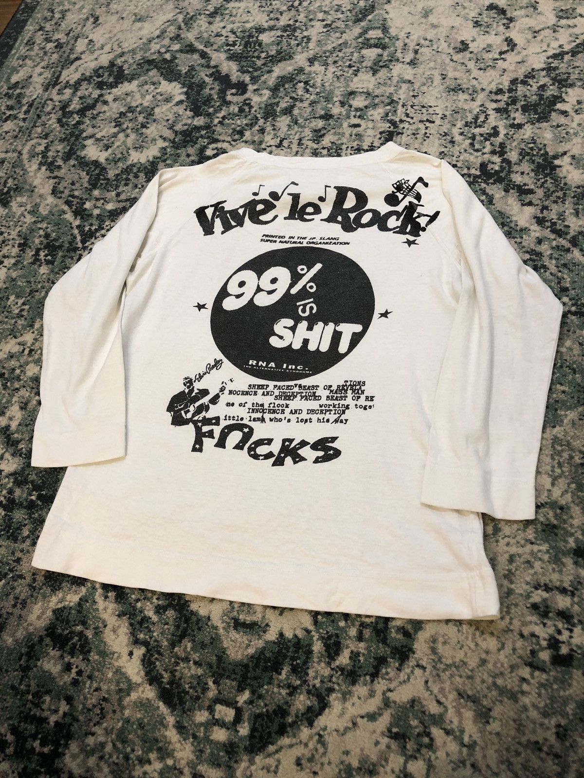 Japanese Brand × Malcolm McLaren × Seditionaries Rna Vive La Rock Muslin Malcom Mclaren Style Size US M / EU 48-50 / 2 - 16 Thumbnail