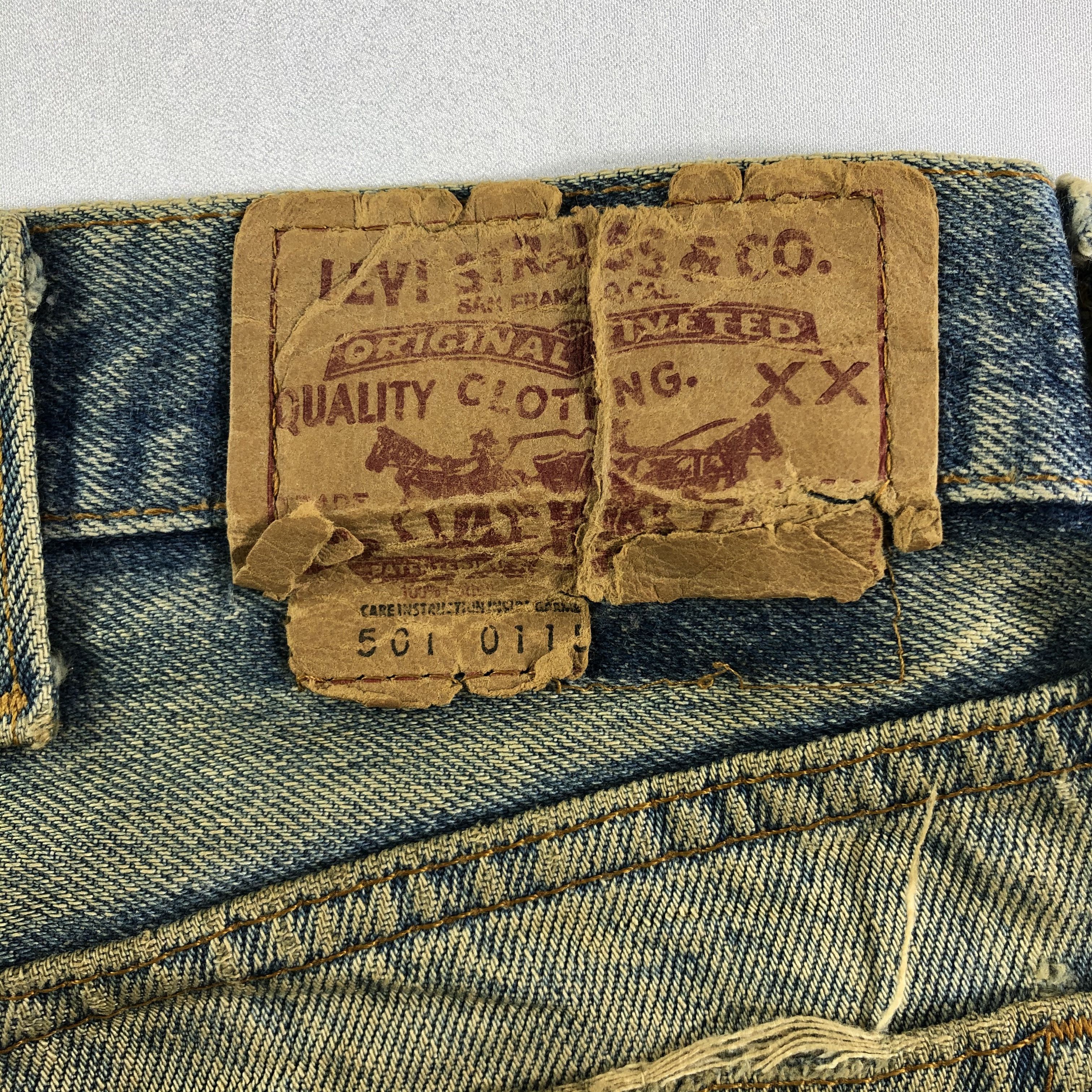 Levi's 90s Vintage Levis 501 Jeans-J4073 Size US 37 - 5 Thumbnail