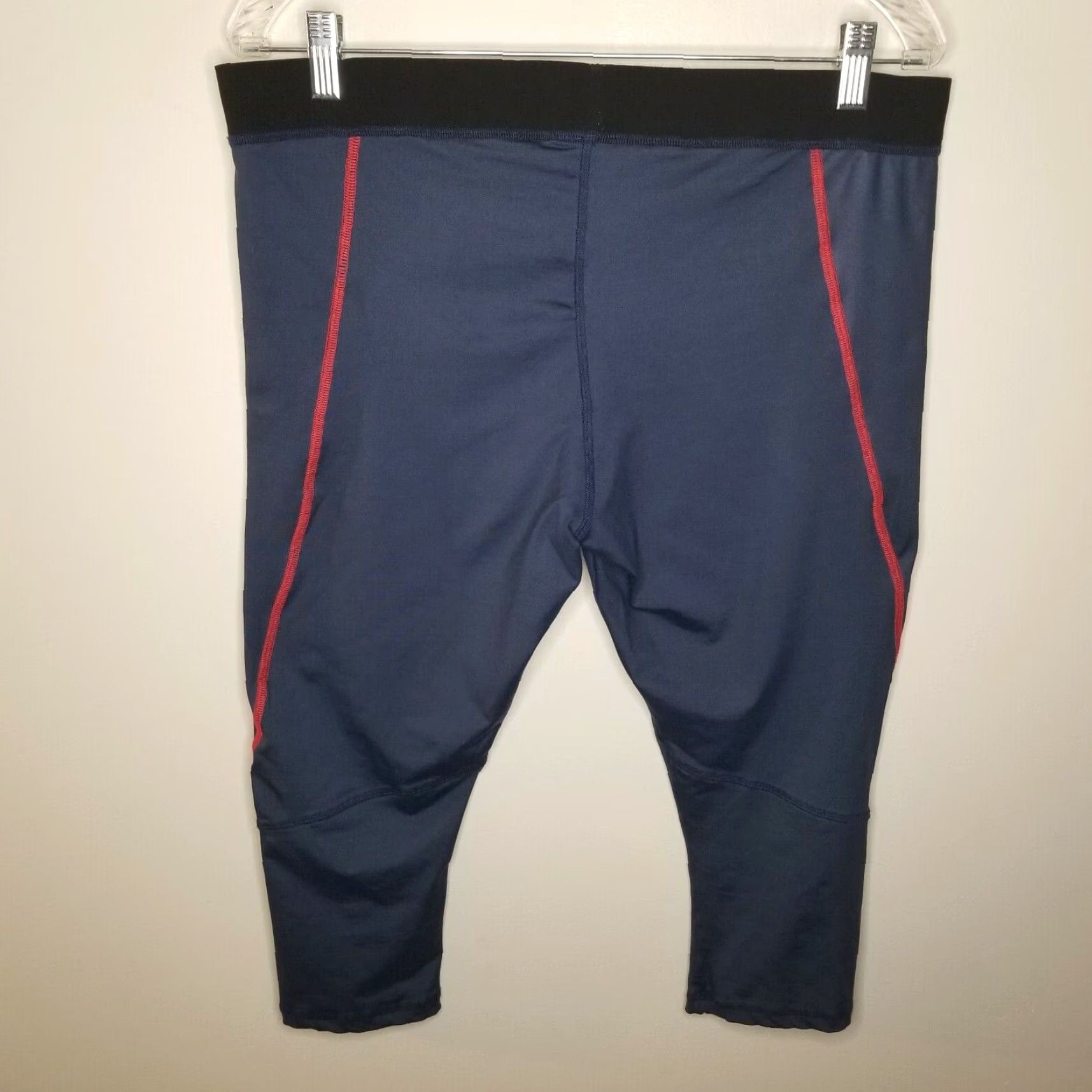 Spyder Spyder Compression Legging Capris Blue Large Womens Size 36" / US 14 / IT 50 - 4 Thumbnail