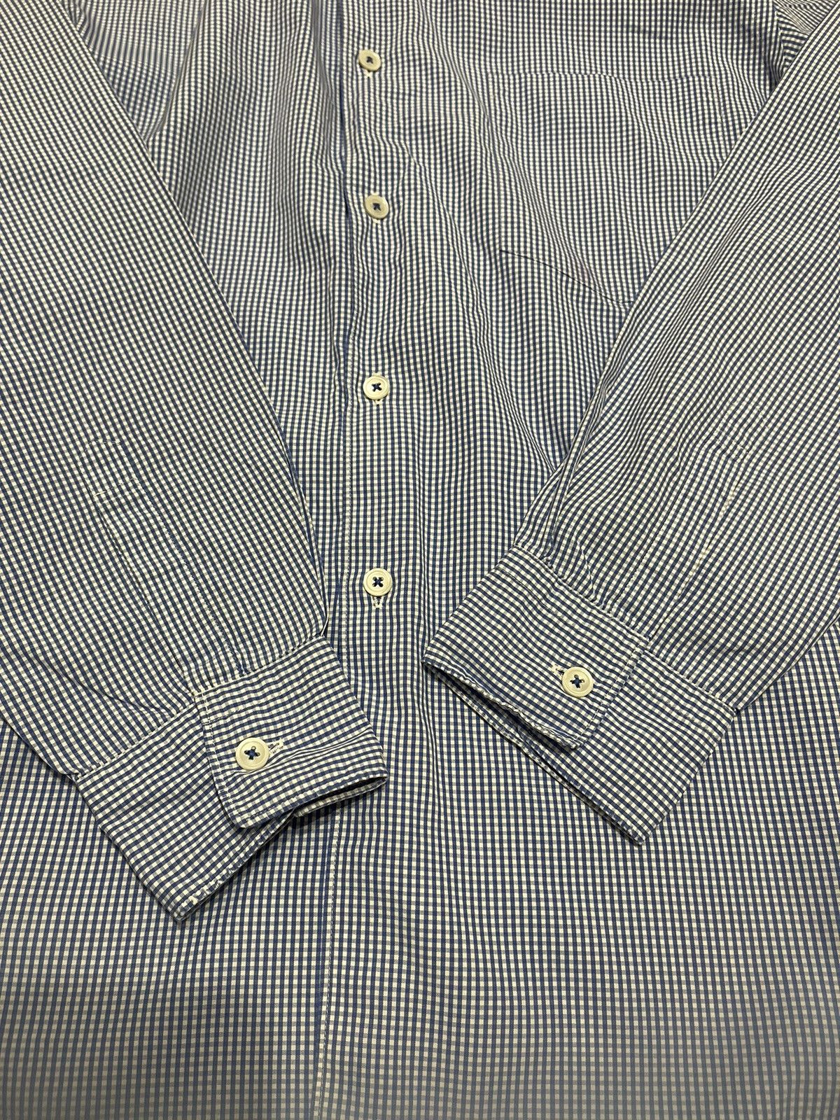 Comme des Garcons Homme COMME des GARCONS HOMME blue SHIRT VINTAGE Y2K SIZE L Size US L / EU 52-54 / 3 - 6 Thumbnail