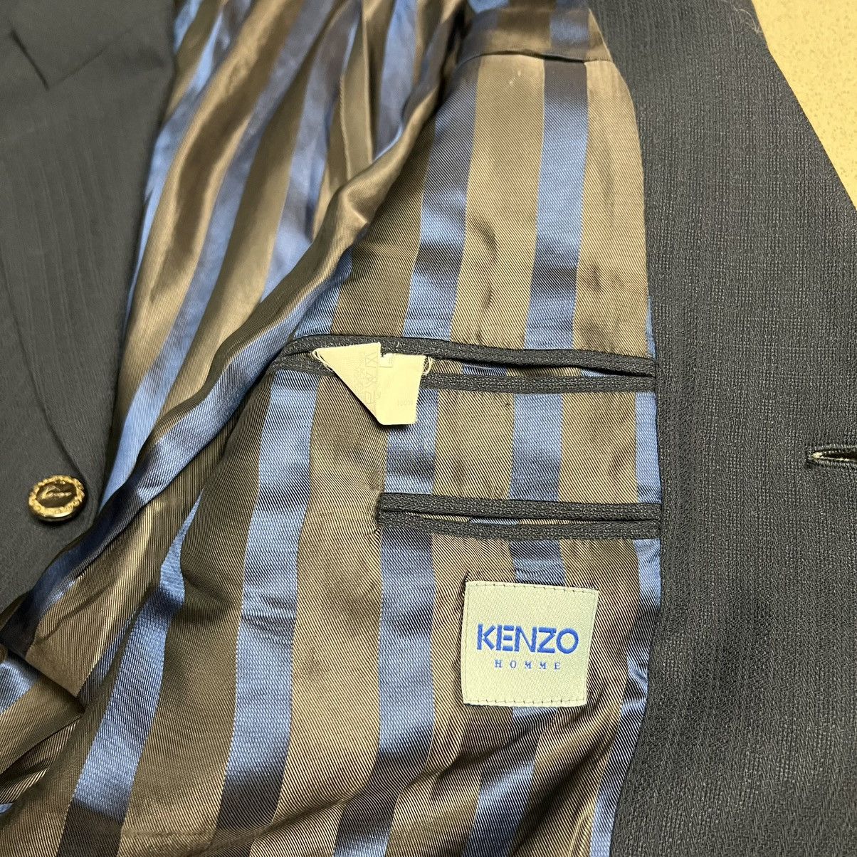 Kenzo Vintage Kenzo Homme navy blazer Size 54R - 5 Thumbnail