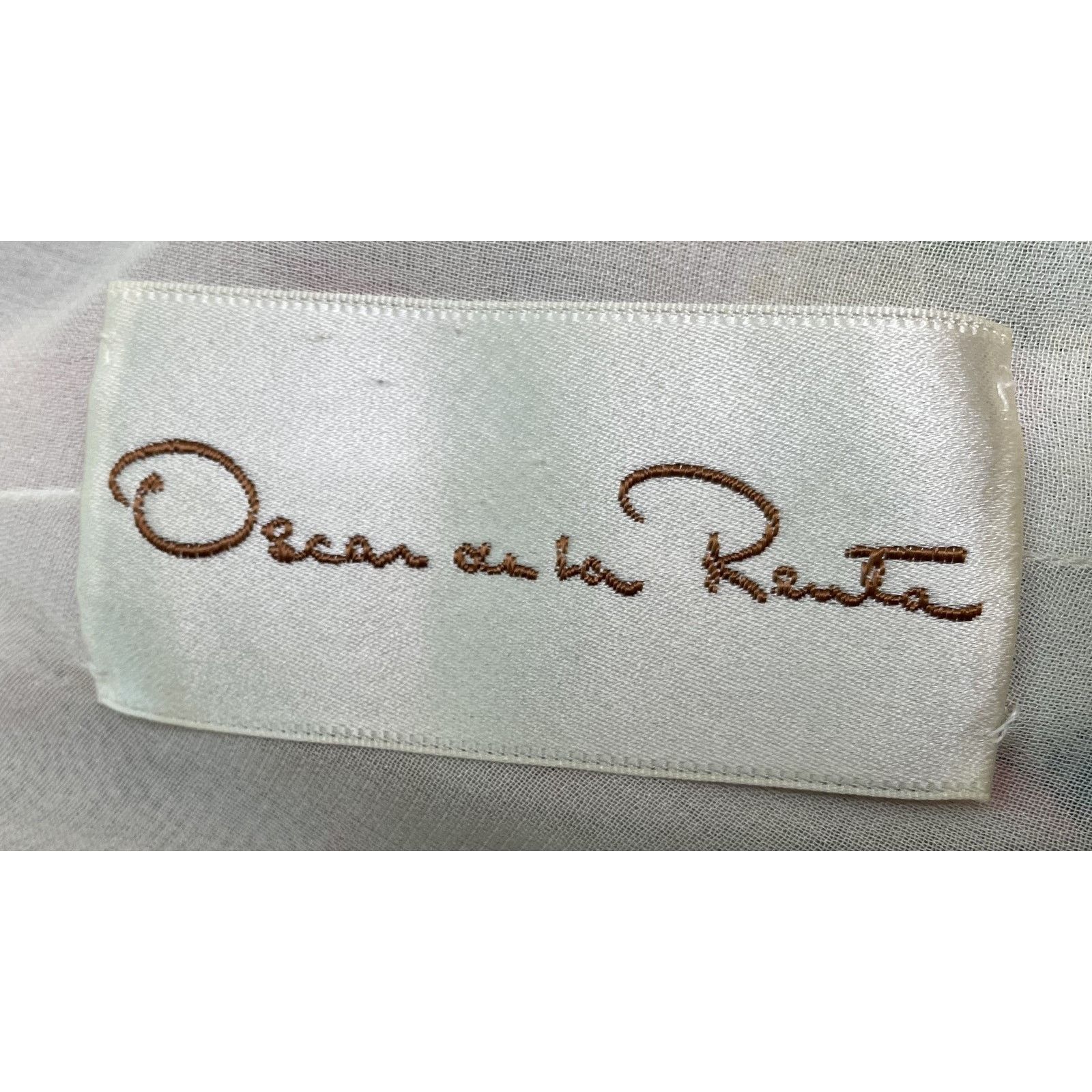 Oscar De La Renta VTG Oscar de le Renta Floral Maxi Dress 6 8 10 Romantic Size M / US 6-8 / IT 42-44 - 14 Thumbnail