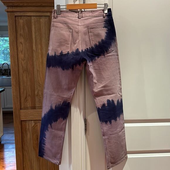 Collina Strada SSENSE COLLINA STRADA tie dye straight leg jeans small Size 27" / US 4 / IT 40 - 6 Thumbnail