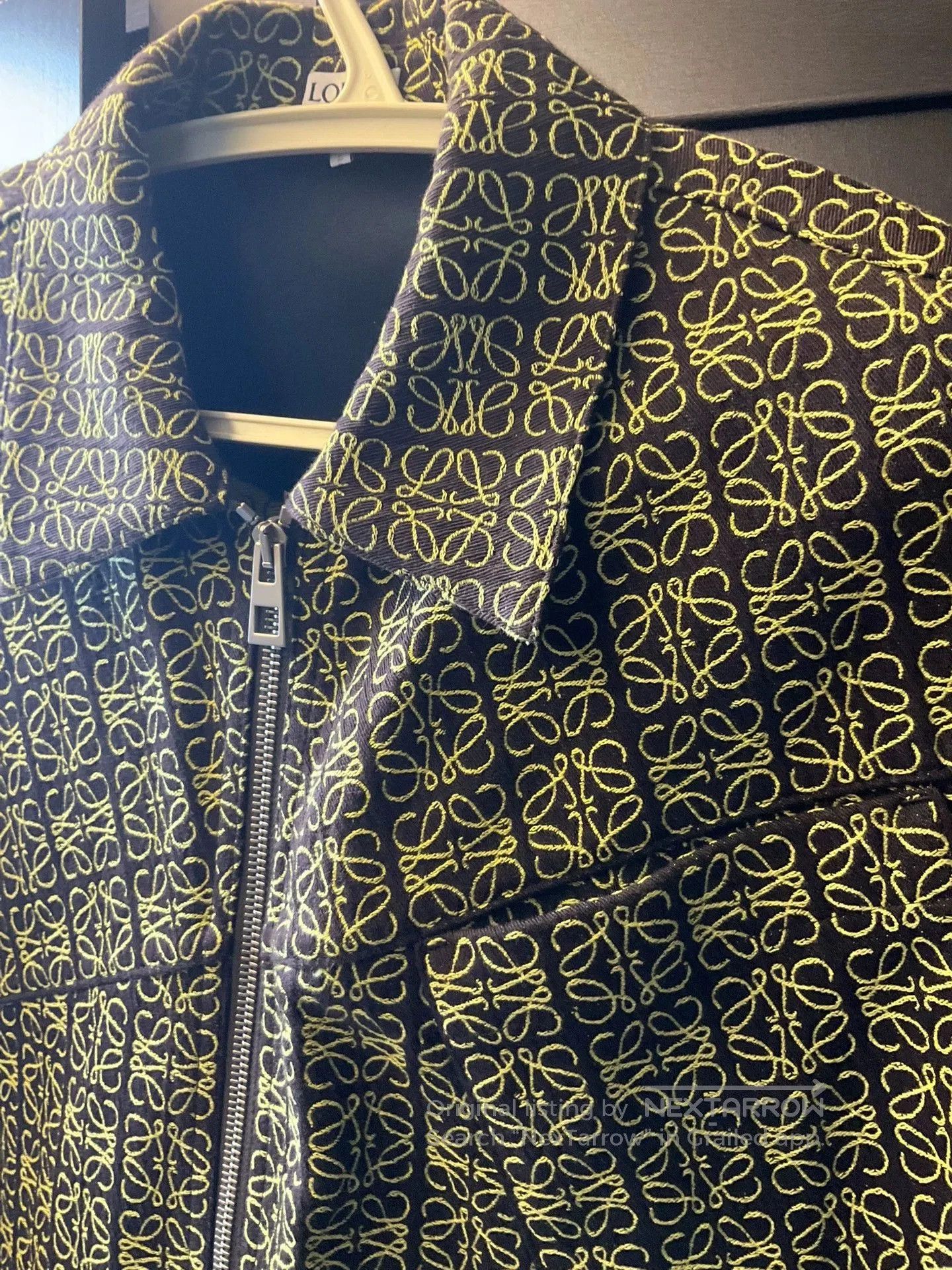 Loewe Men's Logo Jacquard Zip Jacket.