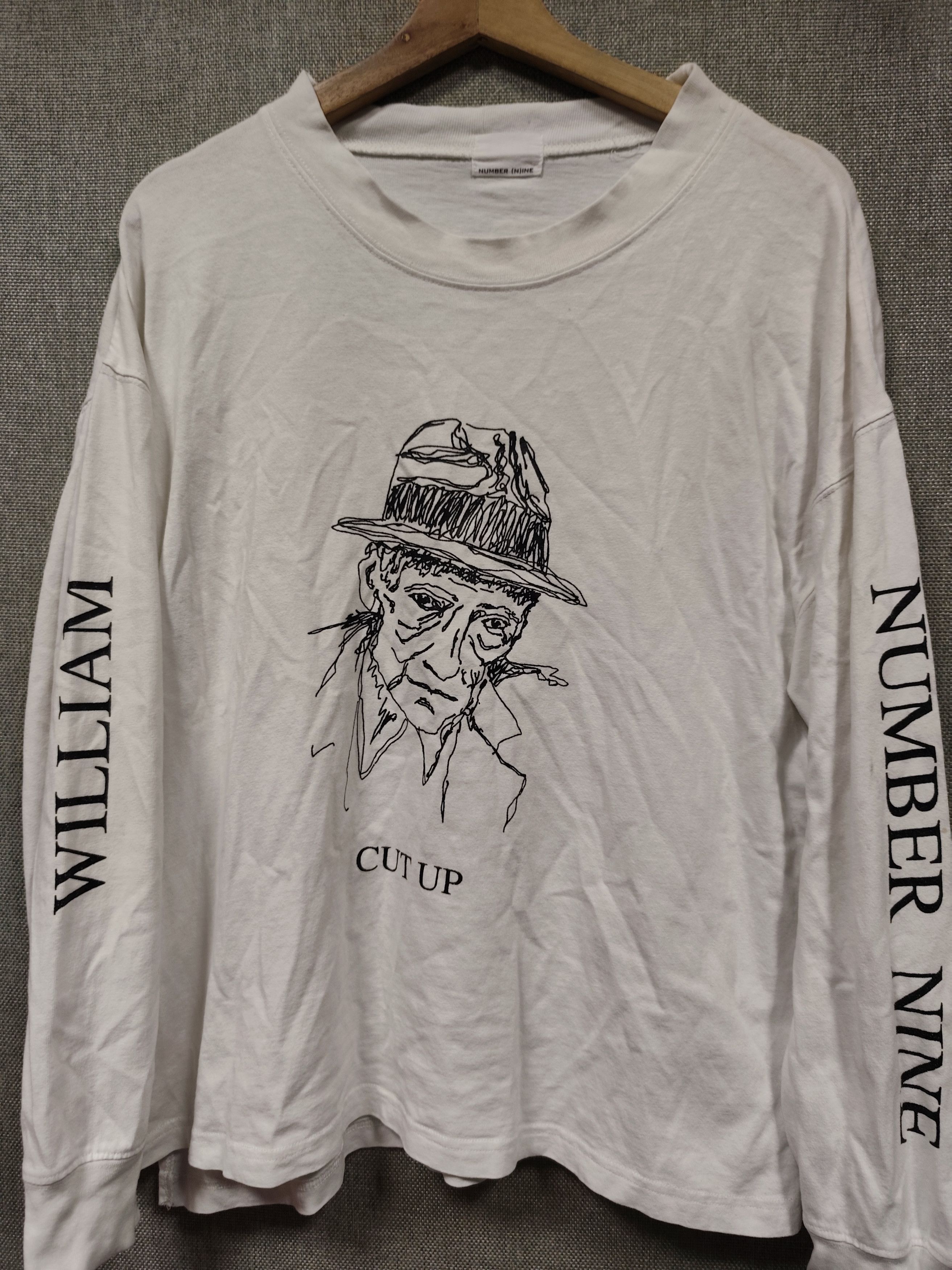 Number (N)ine T shirt long sleeve Number (N)ine cut up Size US M / EU 48-50 / 2 - 3 Thumbnail
