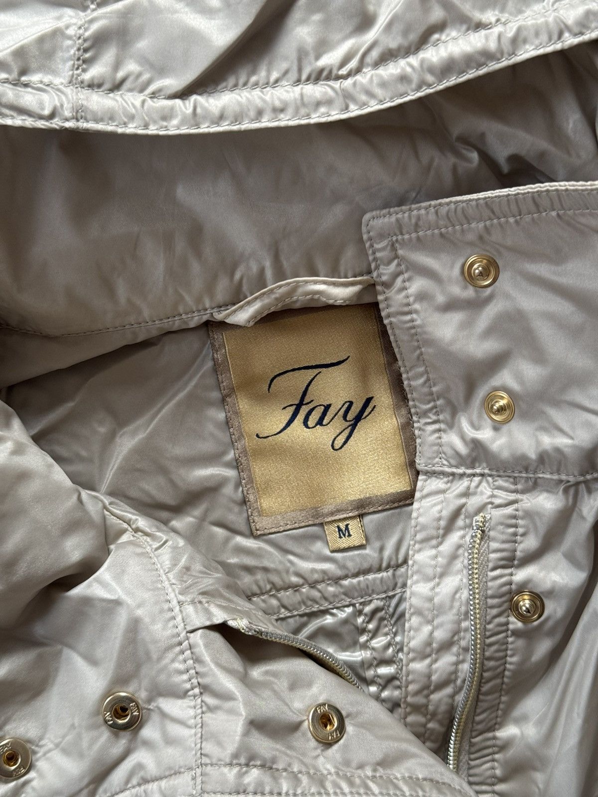 Designer × Fay Fay M Wmns light zip jacket hooded bomber coat Size M / US 6-8 / IT 42-44 - 9 Thumbnail