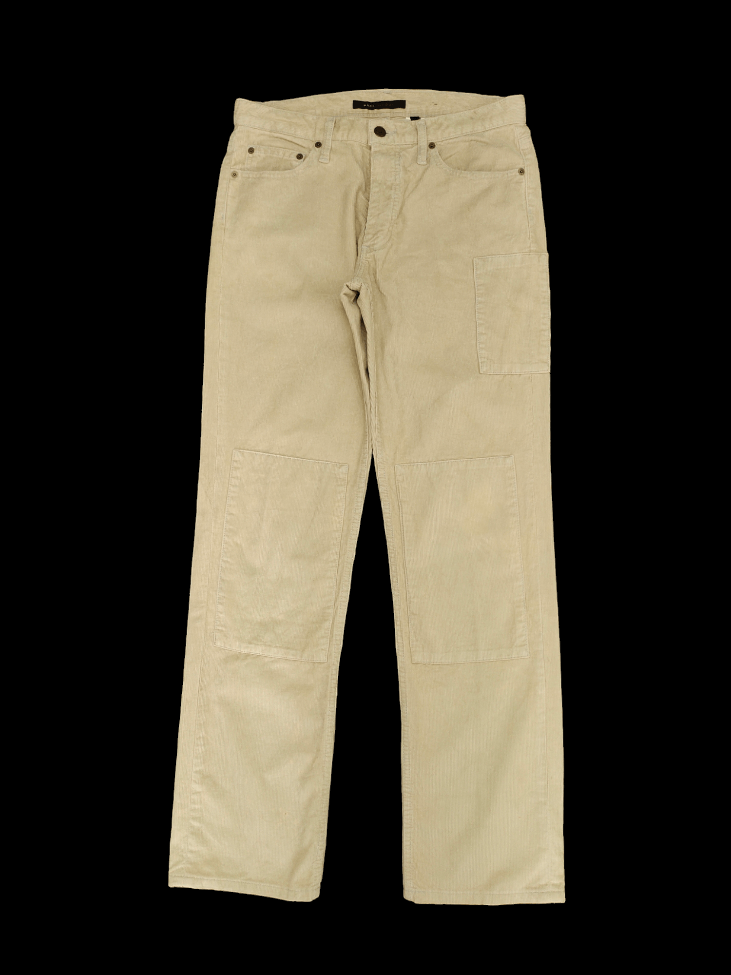 Marc Jacobs 1990s Marc Jacobs Double Knee Patchwork Corduroy Denim Pants Size US 30 / EU 46 - 1 Thumbnail